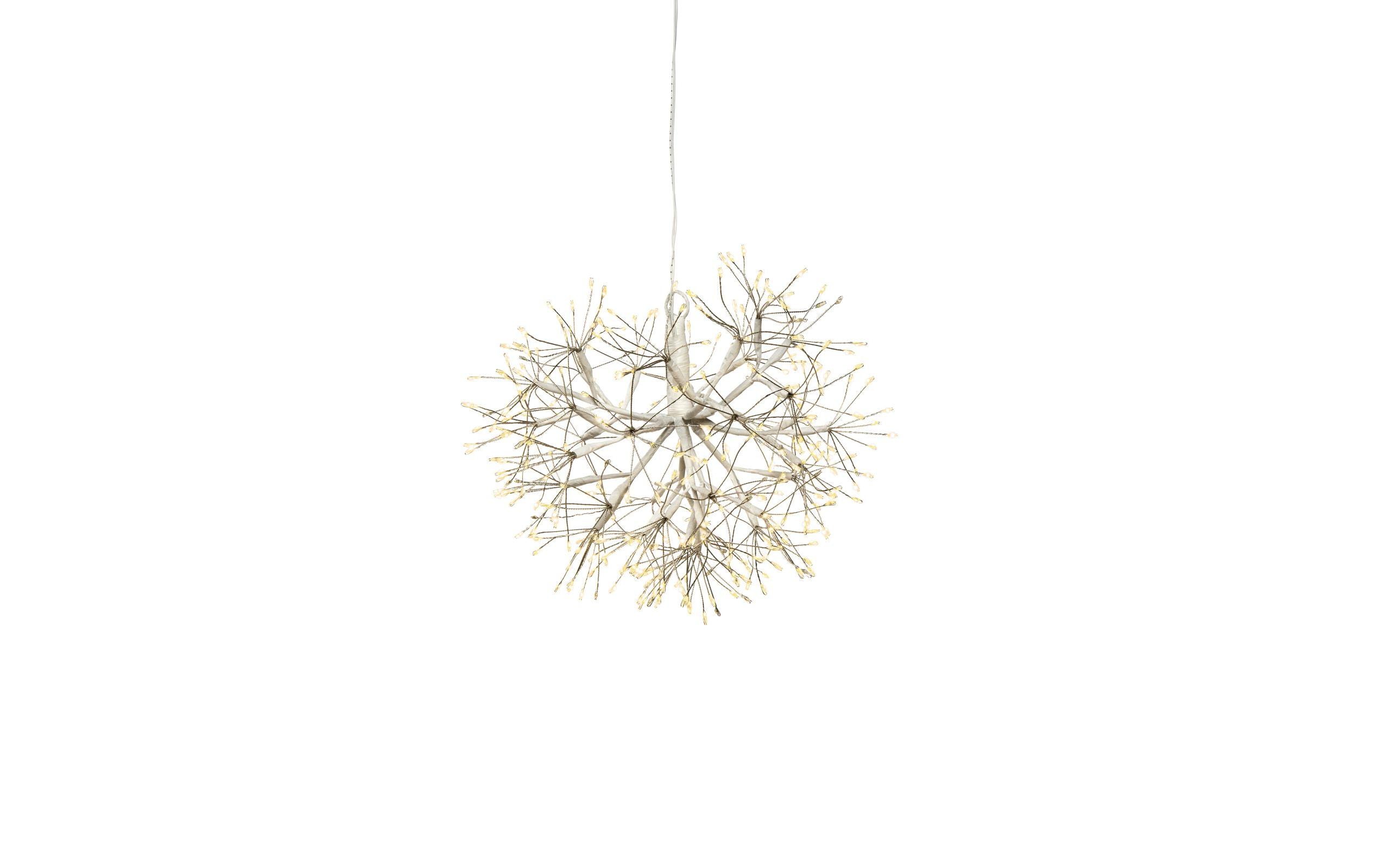 STT Dekolicht Flower Starburst 30 cm, Weiss