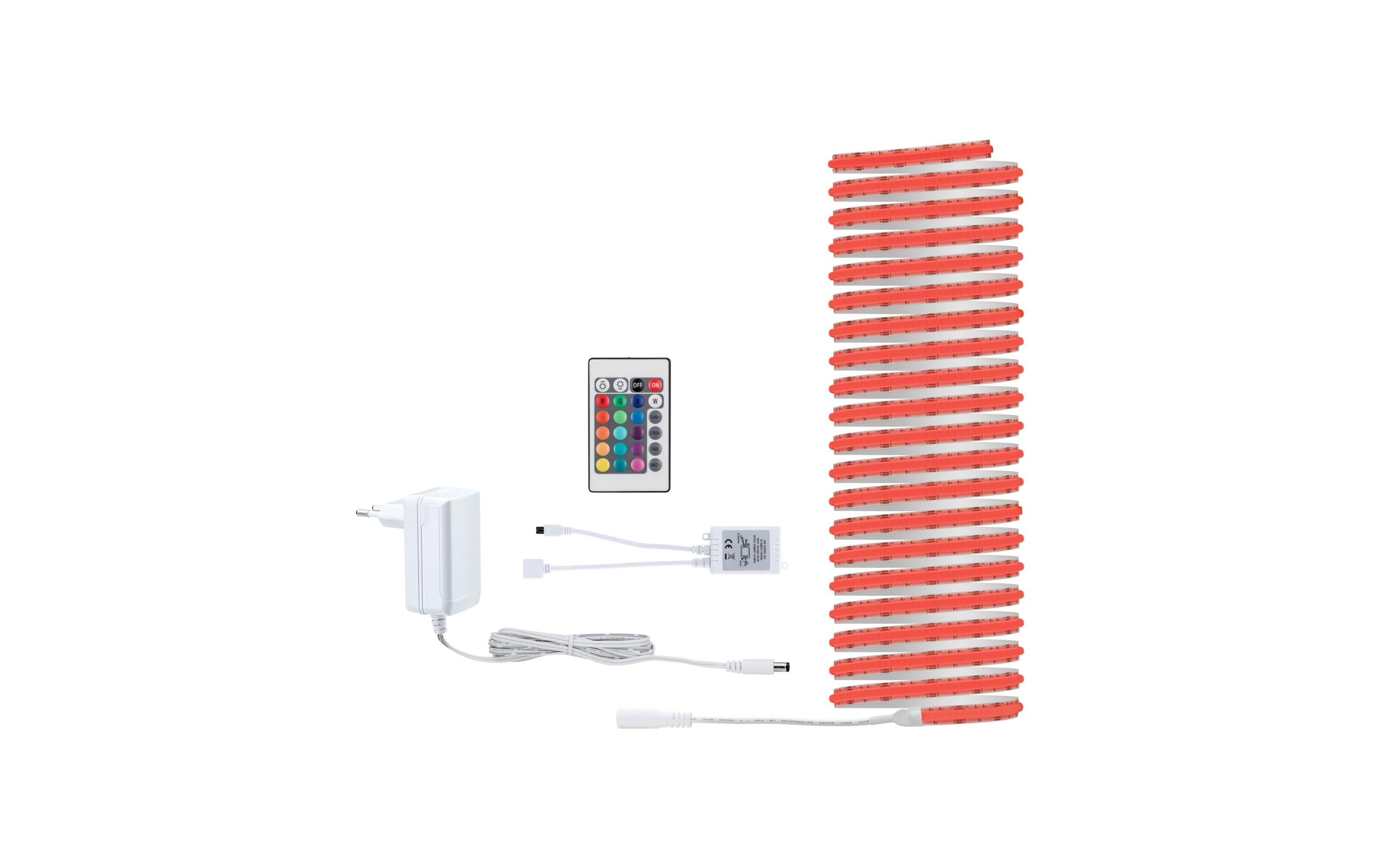 Paulmann LED-Stripe SimpLED Full-Line C0B Komplettset, 7.5m 19.5W – Smarter LED-Streifen mit Netzteil von Paulmann