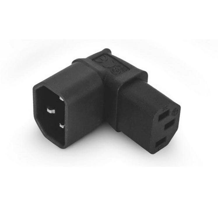 Alpha Elettronica Adapterstecker C13 - C14, gewinkelt – Montagestecker von Alpha Elettronica