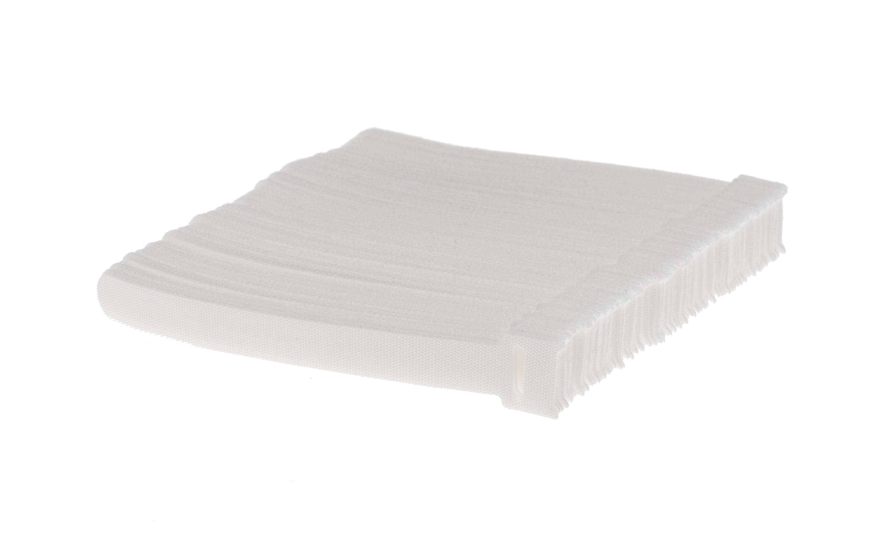 FASTECH Klettkabelbinder ETK-3-1 13 x 150 mm Weiss, 100 Stück – Klettkabelbinder von FASTECH