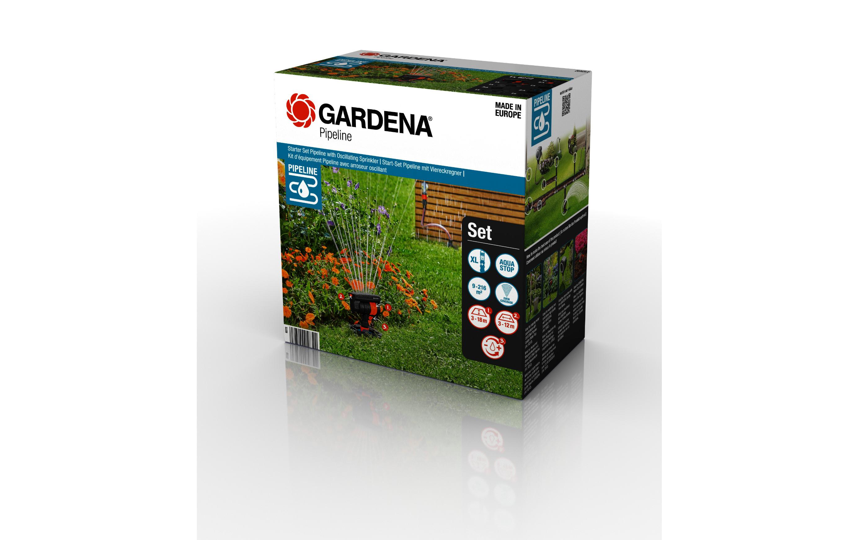 GARDENA Viereckregner für die Gartenbewässerung