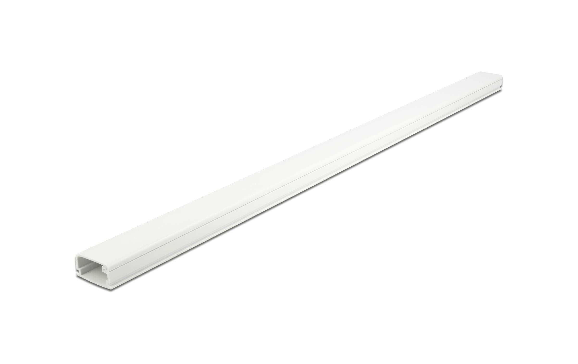 Delock Kabelkanal selbstklebend 1 m x 26 mm Weiss – Kabelkanal von Delock