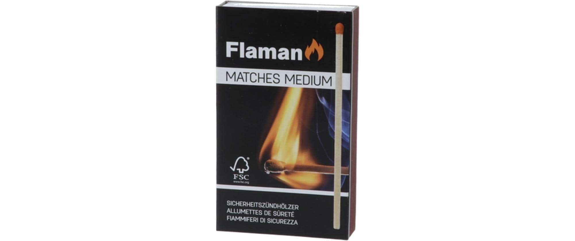Flaman Grillanzünder Matches Medium, 50 Stück
