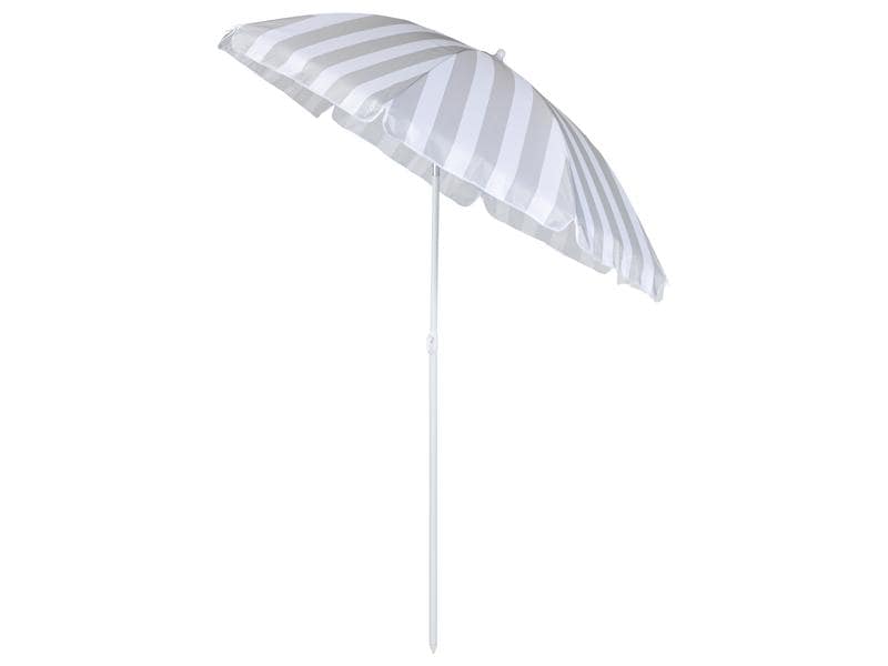 KOOR, Sonnenschirm Marino 180 cm, Grau/Weis