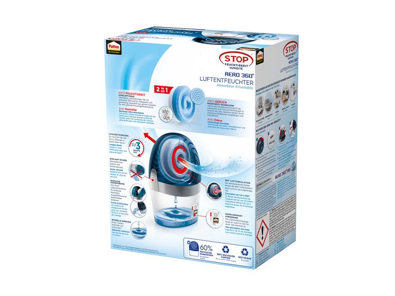 Pattex Aero 360° Luftentfeuchter, Weiss