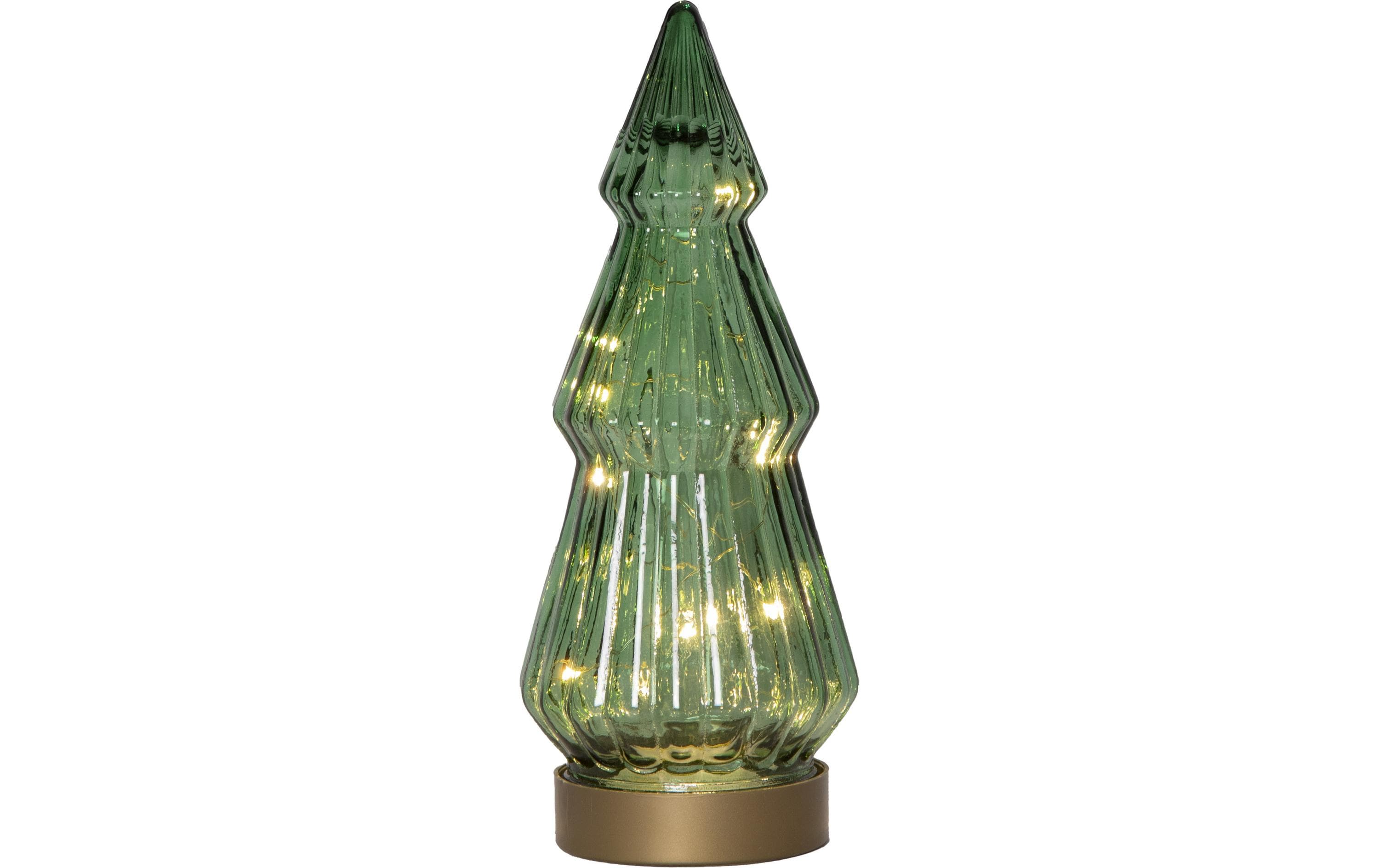 Star Trading Glas Decoration Verde, Warmweiss, Grün