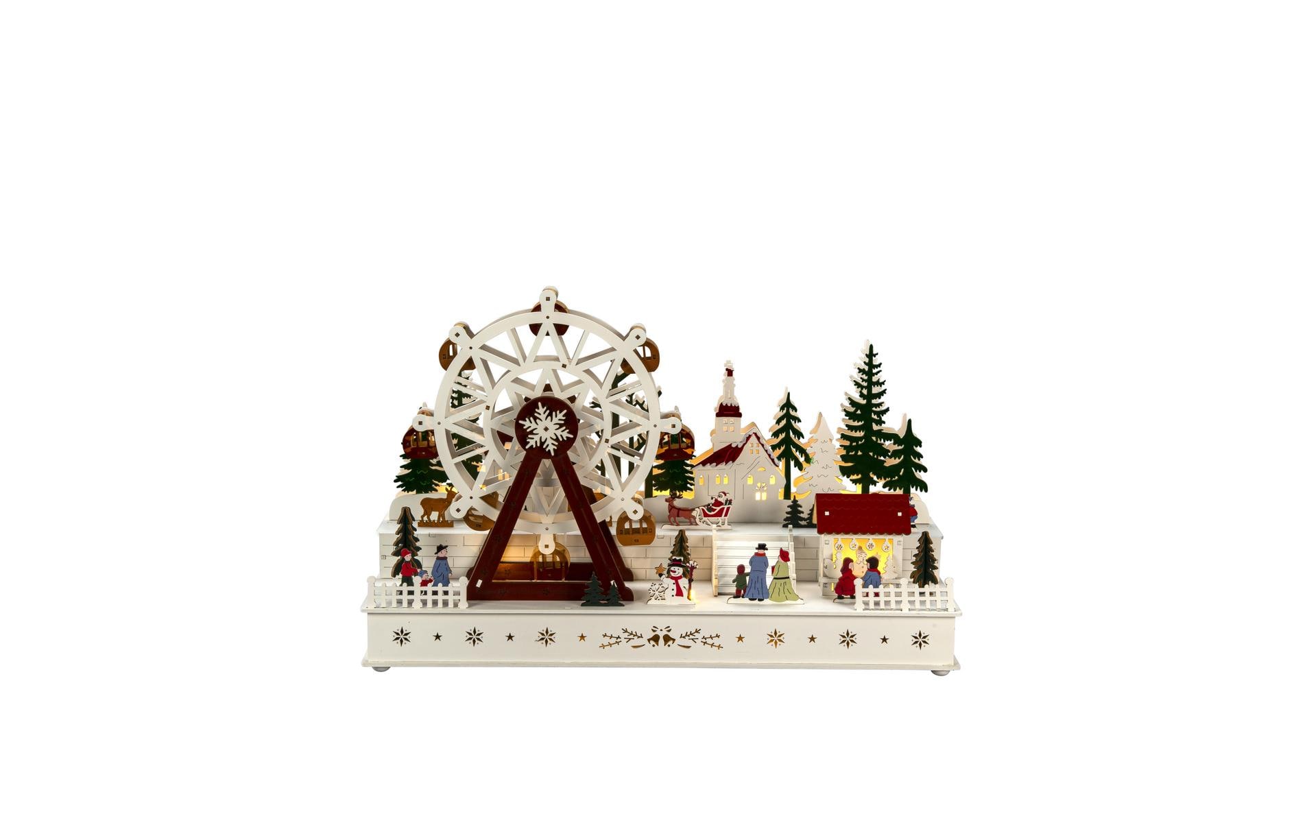Konstsmide LED Holzsilhouette Riesenrad 28.5 cm x 45 cm