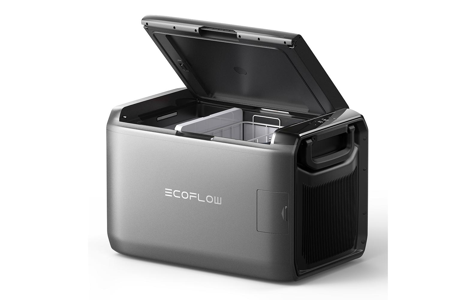EcoFlow Kühl- & Gefrierbox GLACIER Classic Tragbar, 55 l, Grau