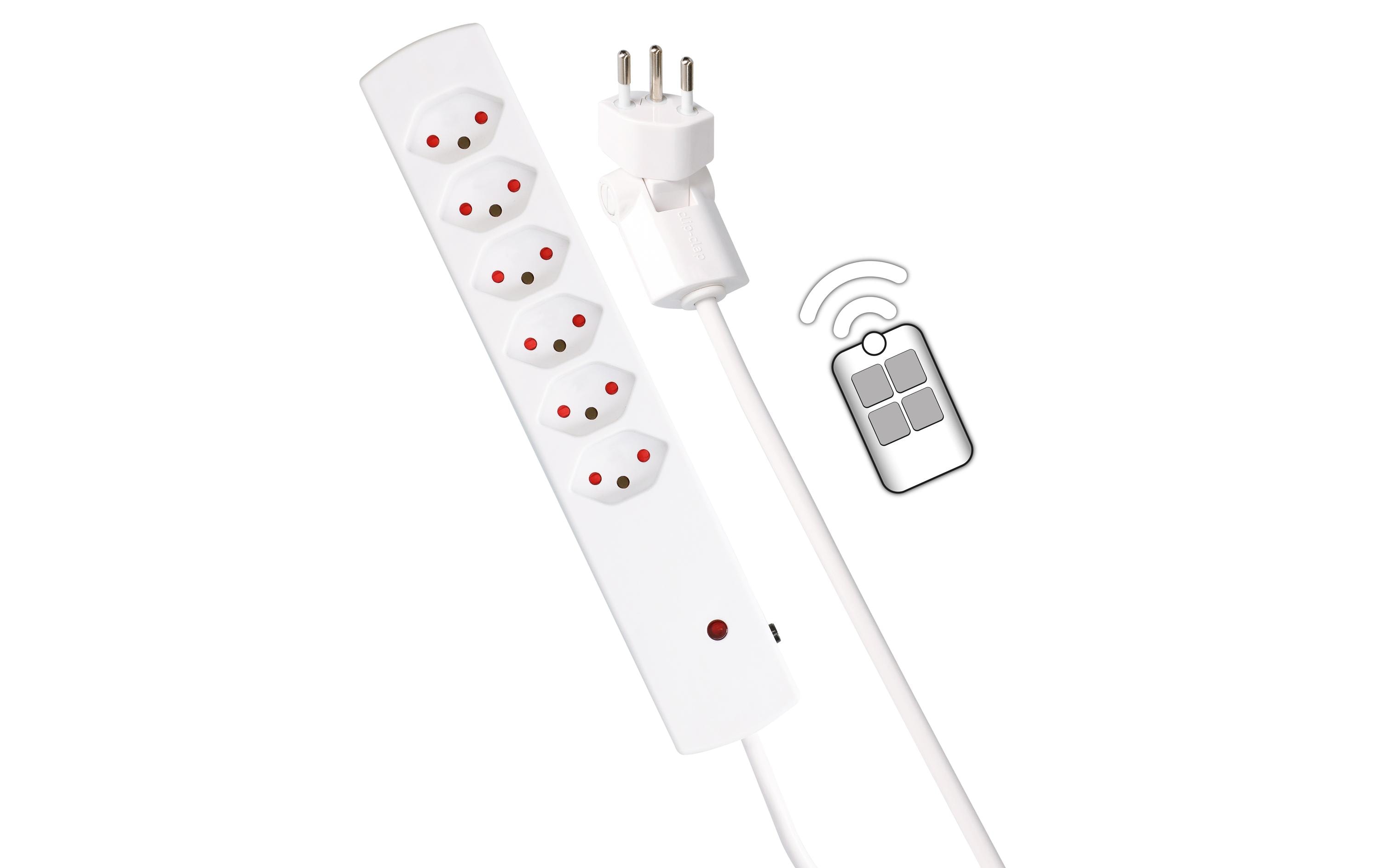 Max Hauri Steckdosenleiste Safety Line 6 x Typ 13 – Steckerleiste von Max Hauri