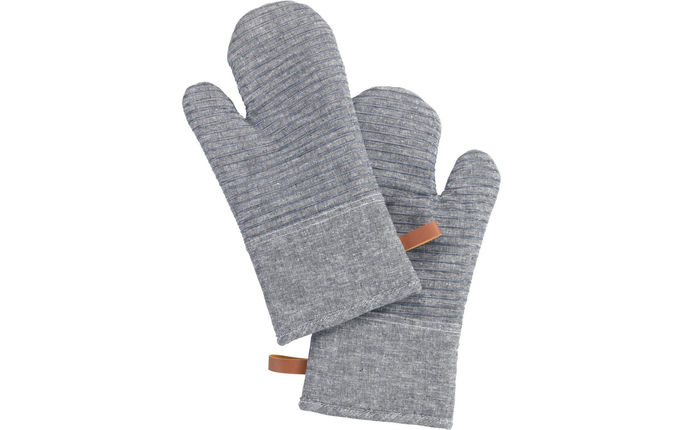 Wenko Küchenhandschuh Ada Stripes Grau, 2 Stück