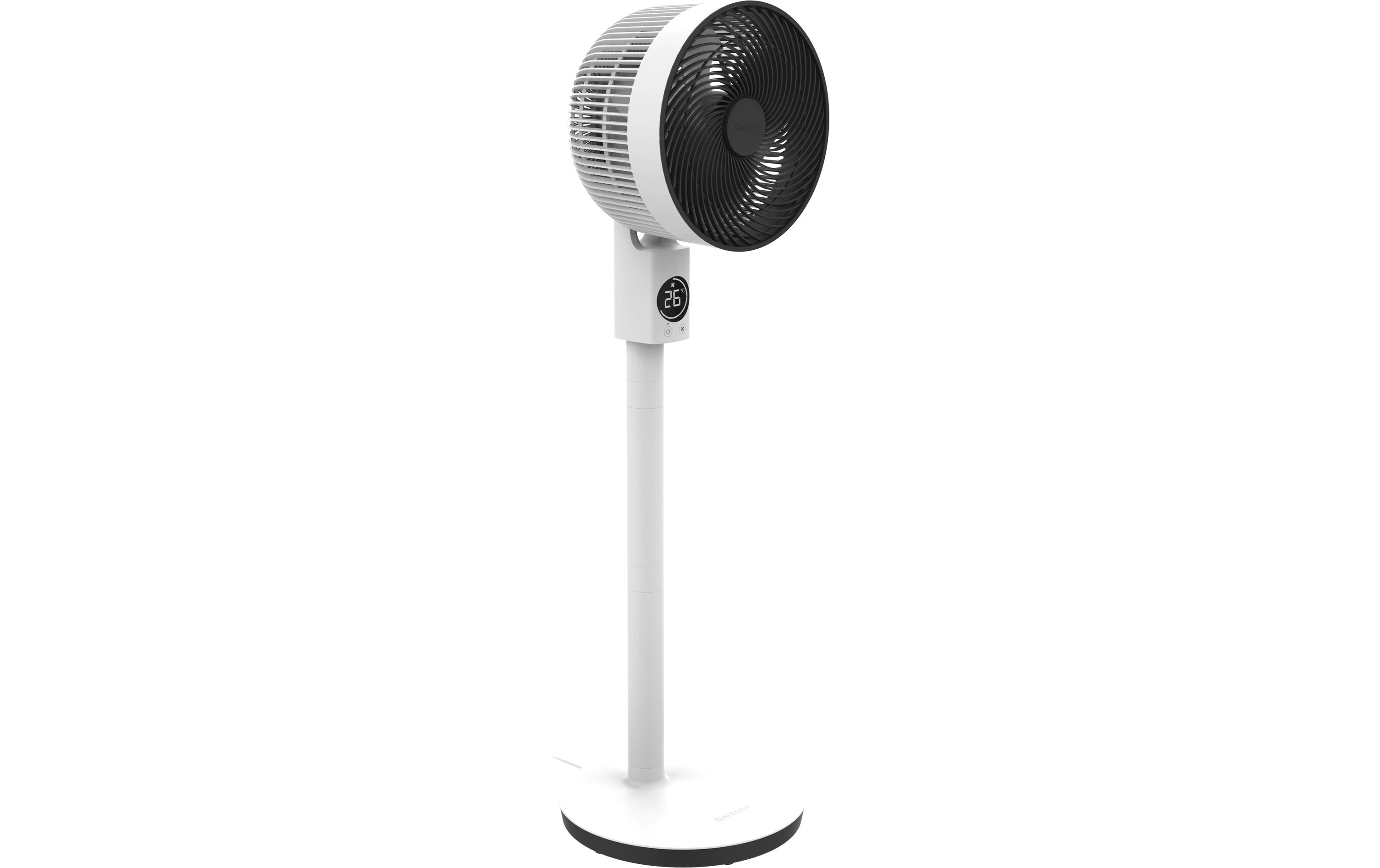 Meaco Standventilator MeacoFan Sefte – leiser höhenverstellbarer 10-Zoll-Ventilator mit Fernbedienung