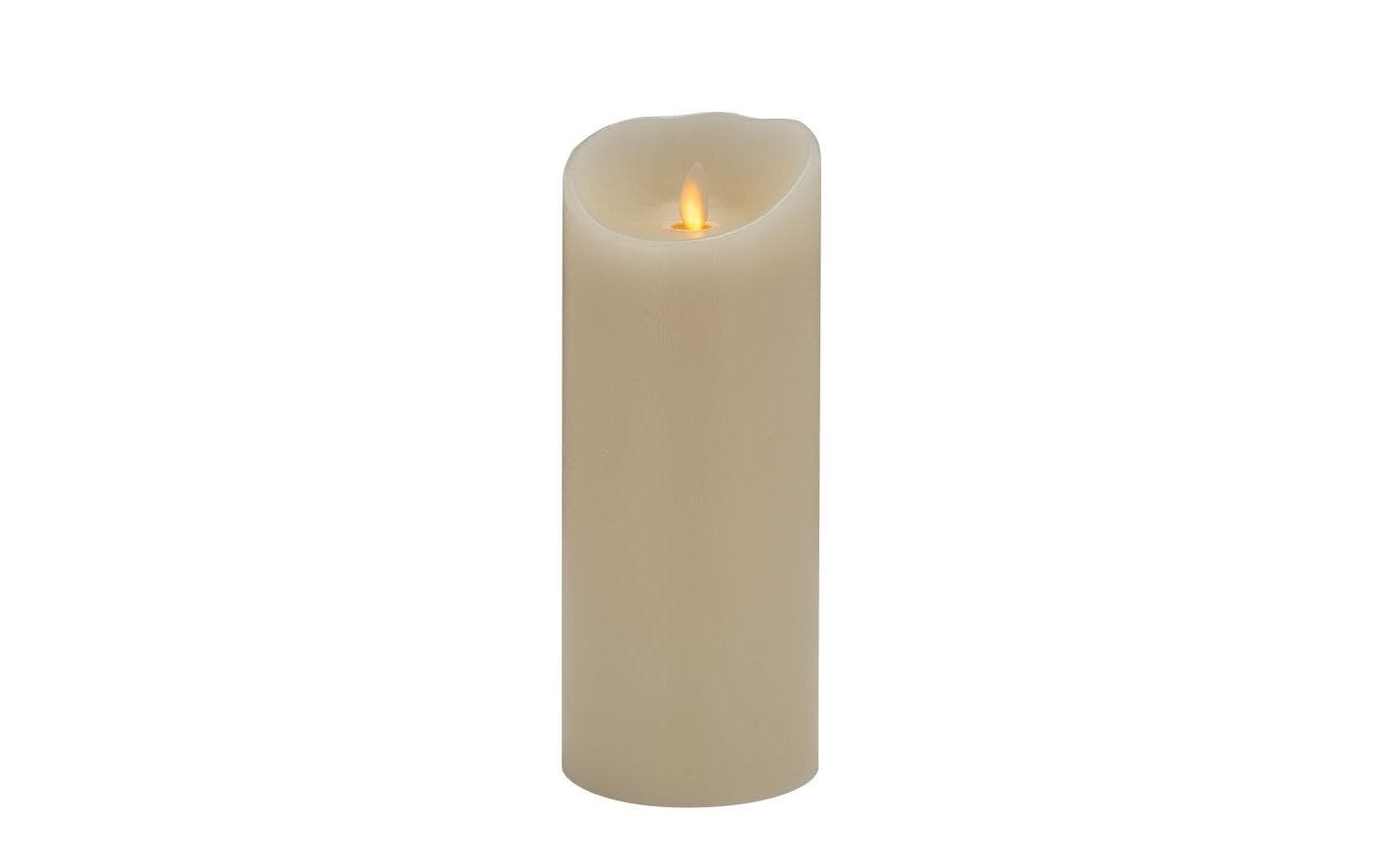 STT LED-Kerze Magic Candle Ivory L Ø 9 x 23 cm, Warmweiss