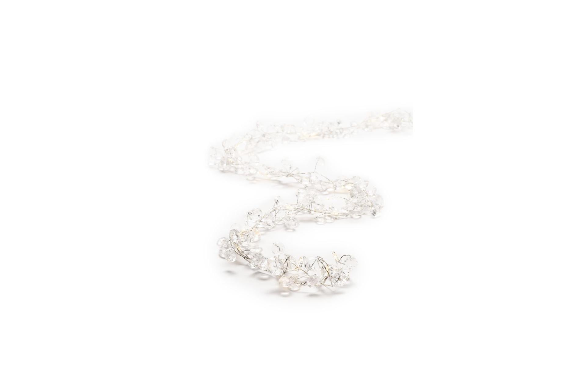 STT LED-Lichterkette Silver Jewels, 80 LEDs, 2 m, Indoor