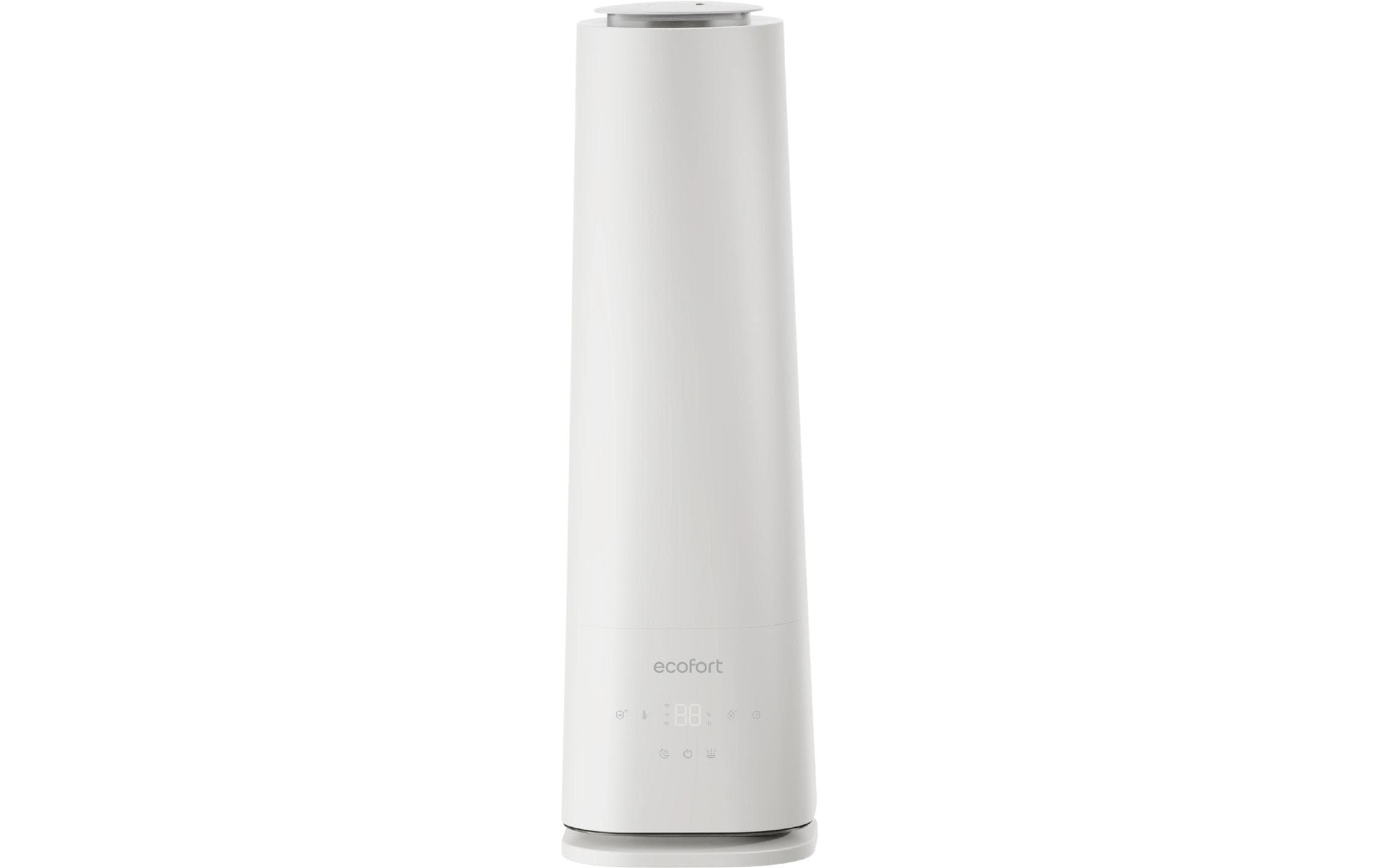 Ecofort ecoQ HumidAir U500 – weisser Ultraschall-Luftbefeuchter mit App für Räume bis 70 m²