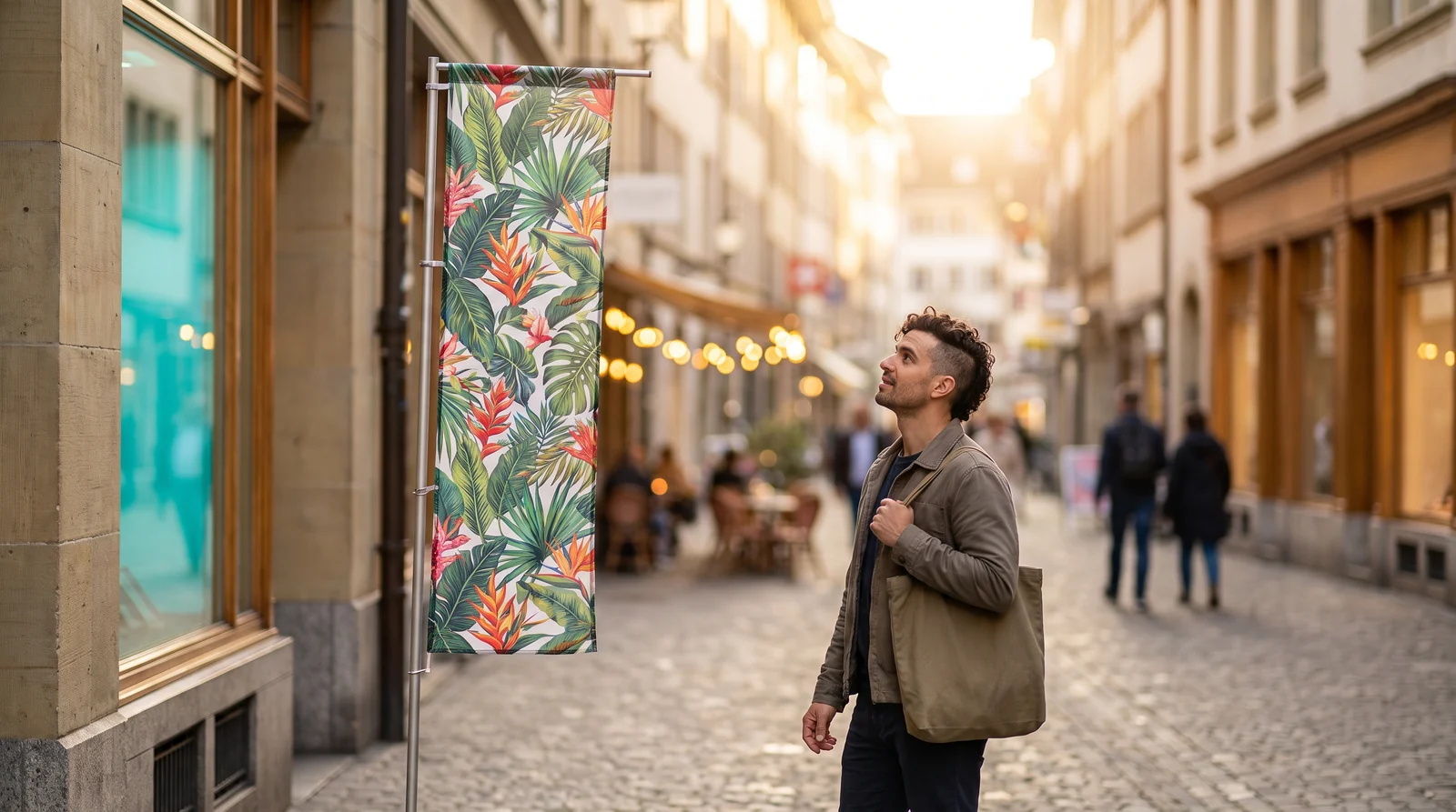 Bannerfahne – Werbefahne von Chill & Easy