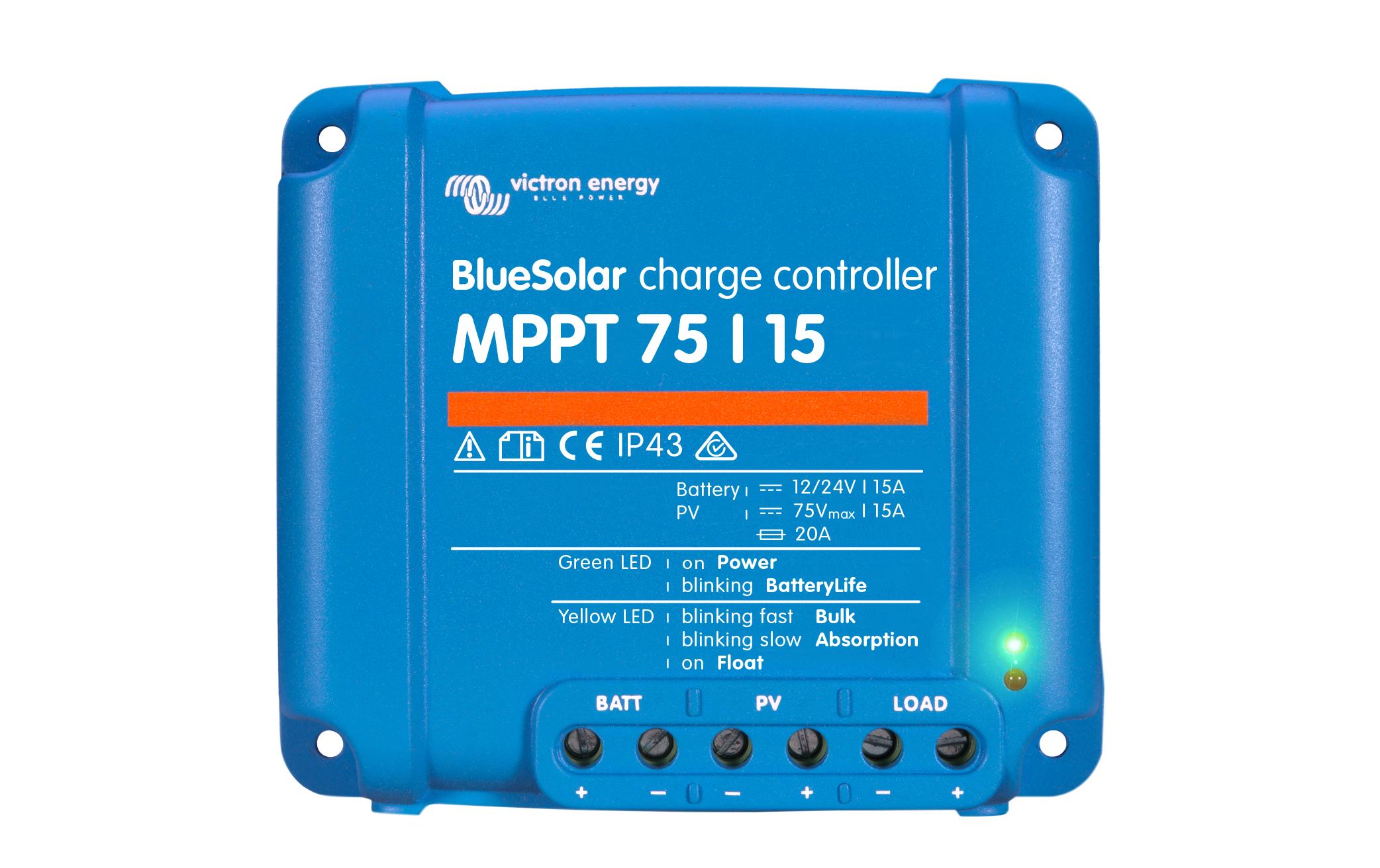 Victron Solarladeregler BlueSolar MPPT 75/15 12-24 V 15A