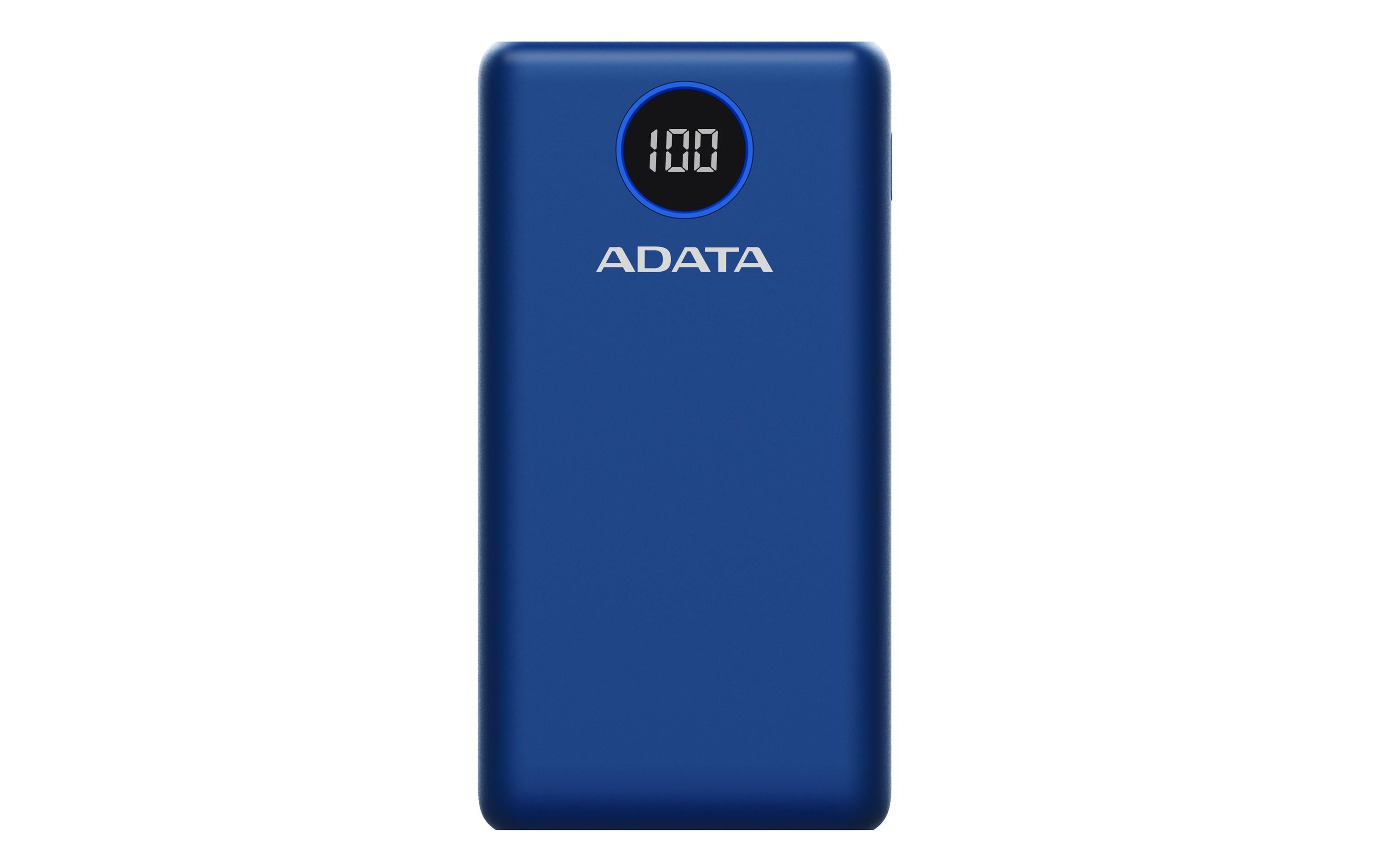 ADATA Powerbank P20000QCD (20000 mAh, USB-A, USB-C, Display)