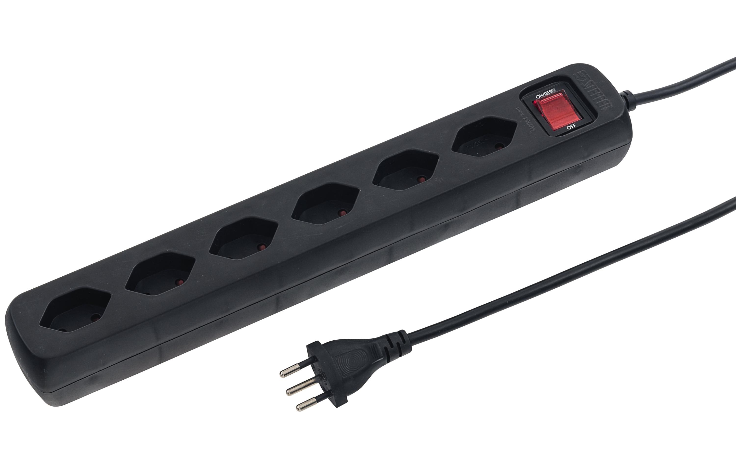 STEFFEN Steckdosenleiste POWER EASY 6x T13 quer – Steckerleiste von STEFFEN