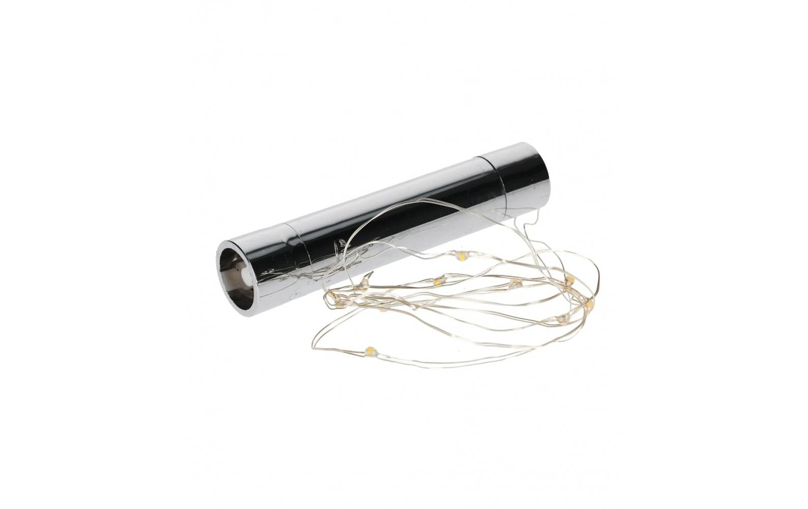 Dameco LED Lichterkette Angel Hair Flaschenverschluss 0…