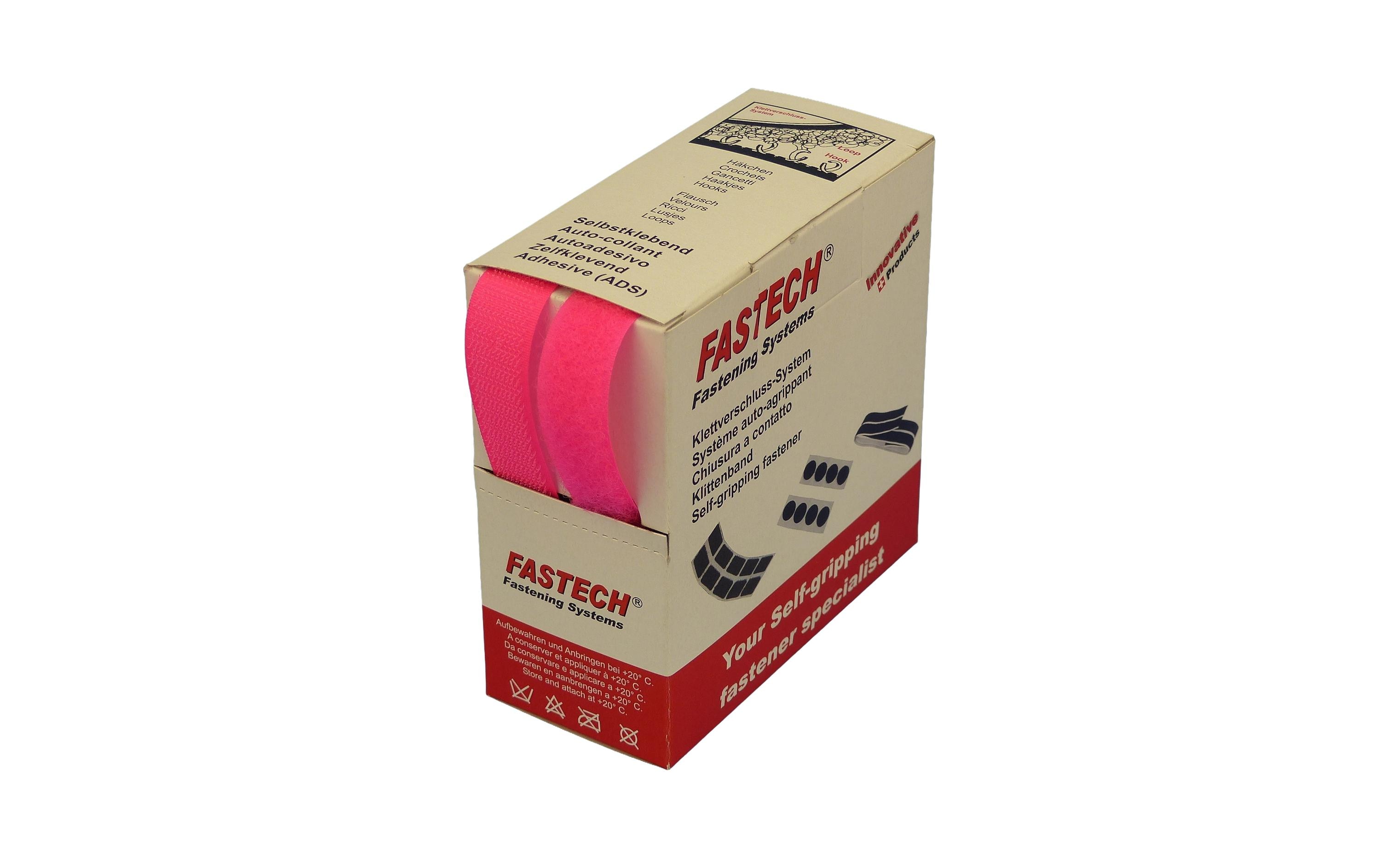 FASTECH Klettband-Box Neonpink – Klettband von FASTECH