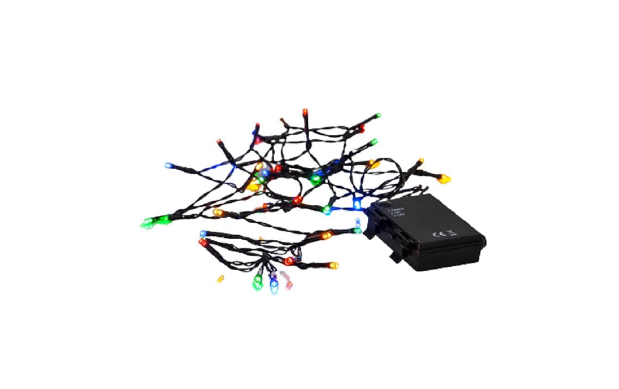 Star Trading LED-Lichterkette Akku, 40 LED, 2.8 m, Outdoor – Lichterkette batteriebetrieben von Star Trading