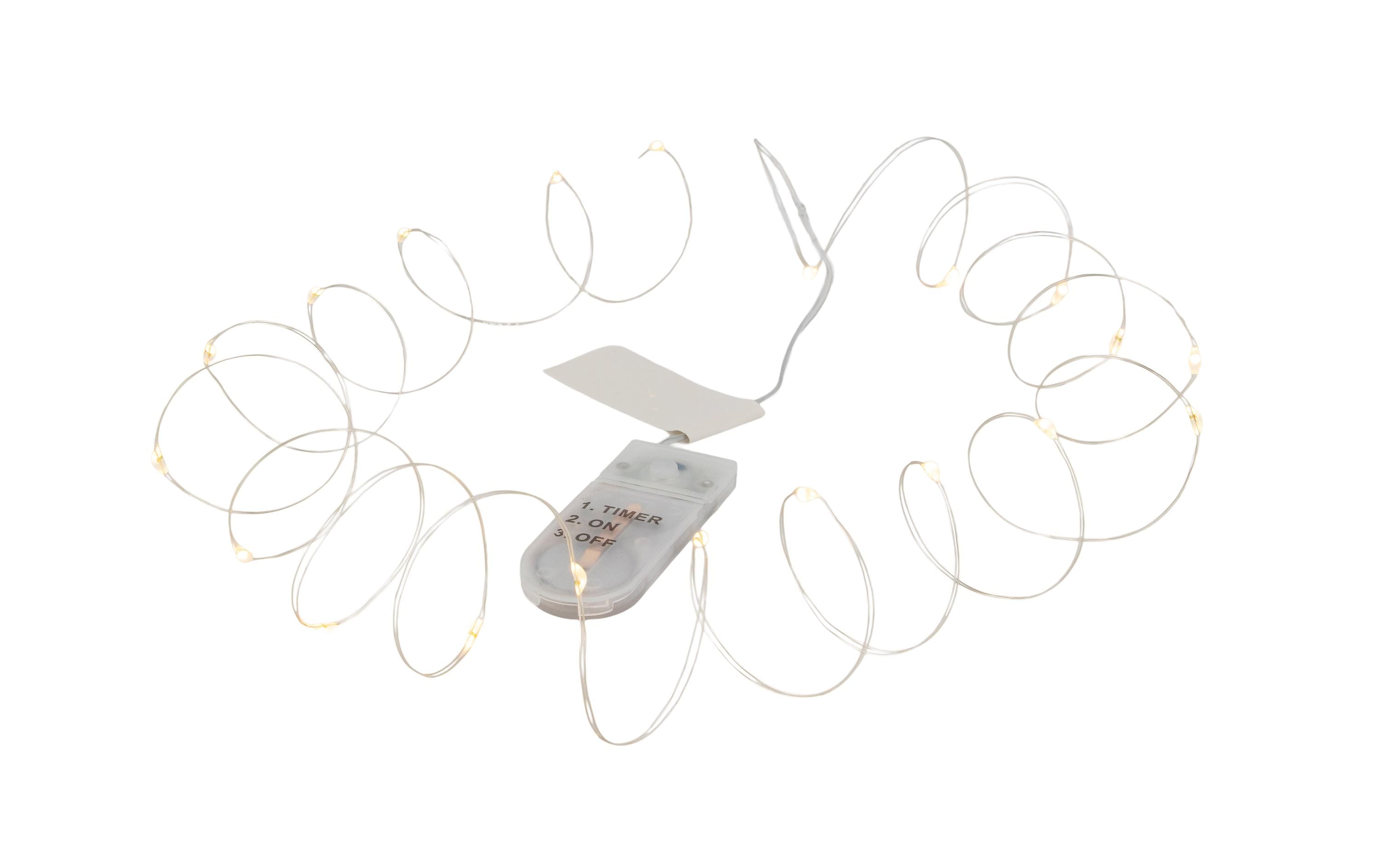 Glorex Lichterkette Transparent – Lichterkette von Glorex