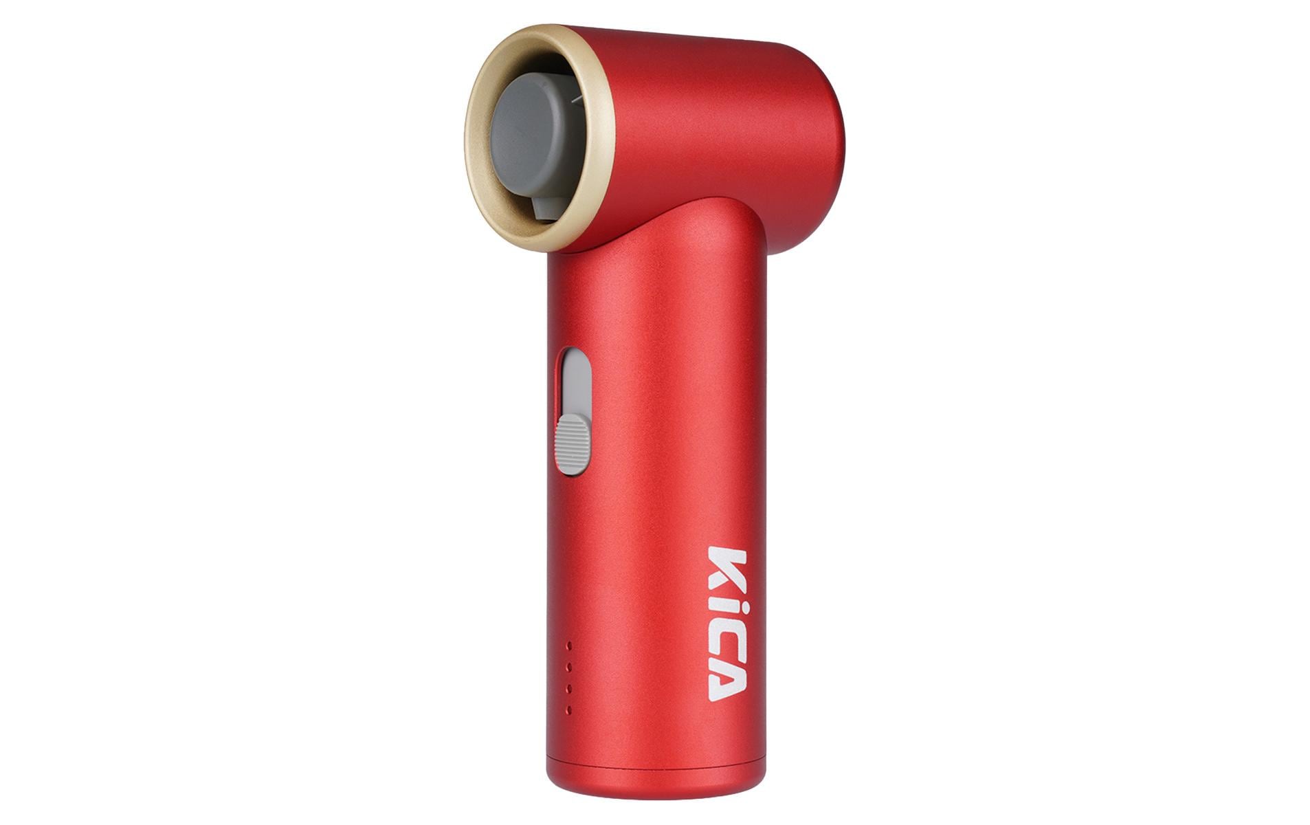 KiCA Jet Fan Mini-Handventilator Rot