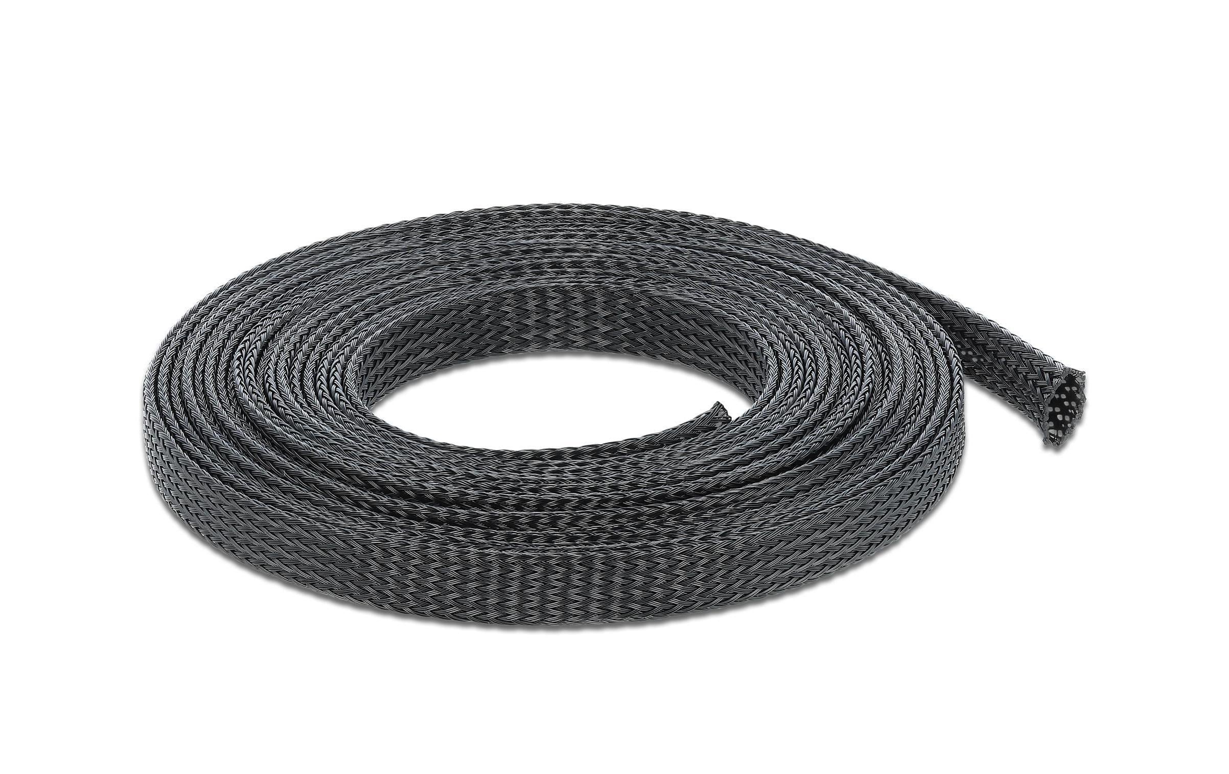 Delock Kabelschlauch 5m x 12mm Schwarz – Kabelschlauch von Delock