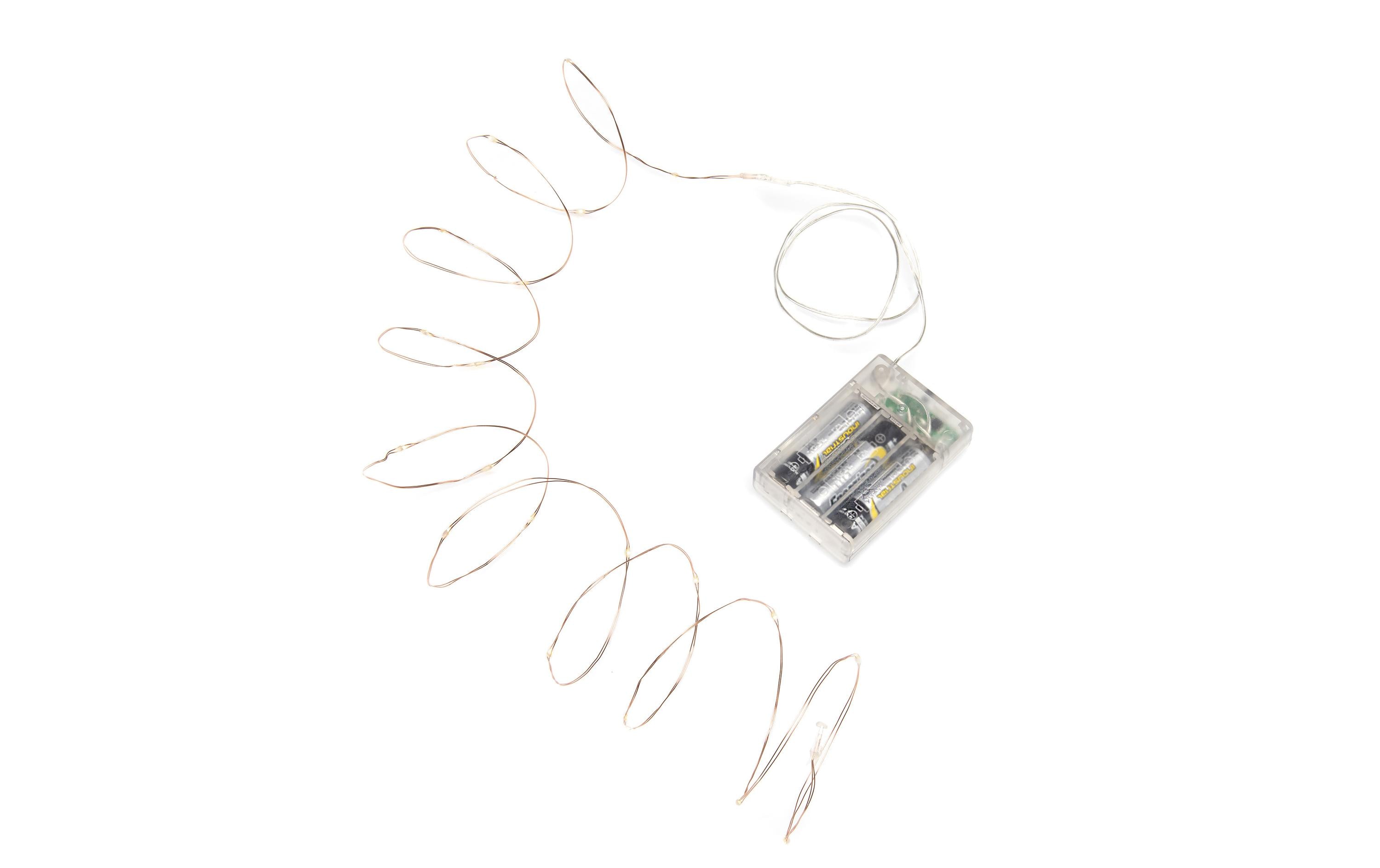 Konstsmide LED Lichterkette Angel Hair LK Micro, 3.9 m,…