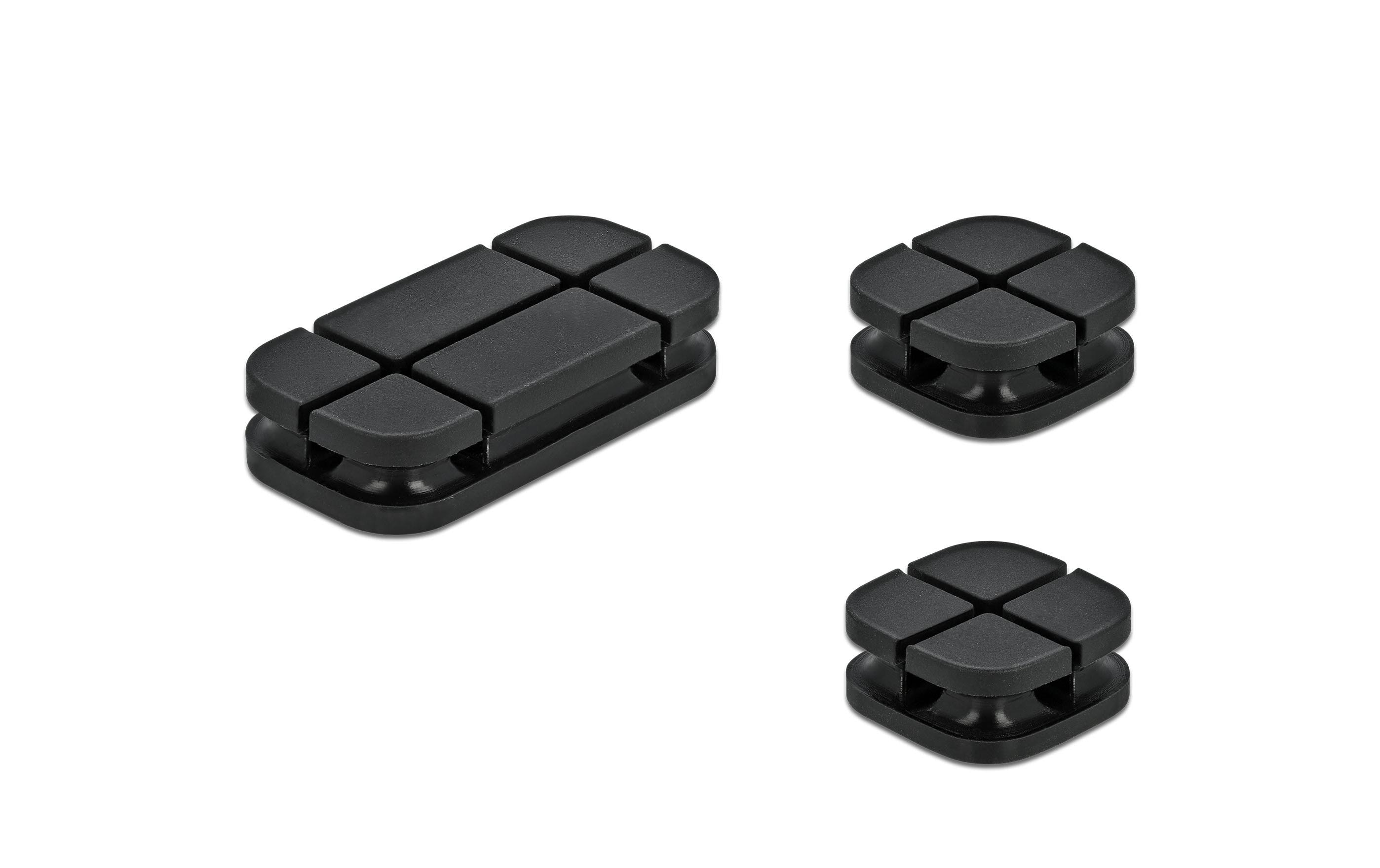 Delock Kabelhalter Kabelhalter Kombi Set 3 Stück – Kabelhalter von Delock