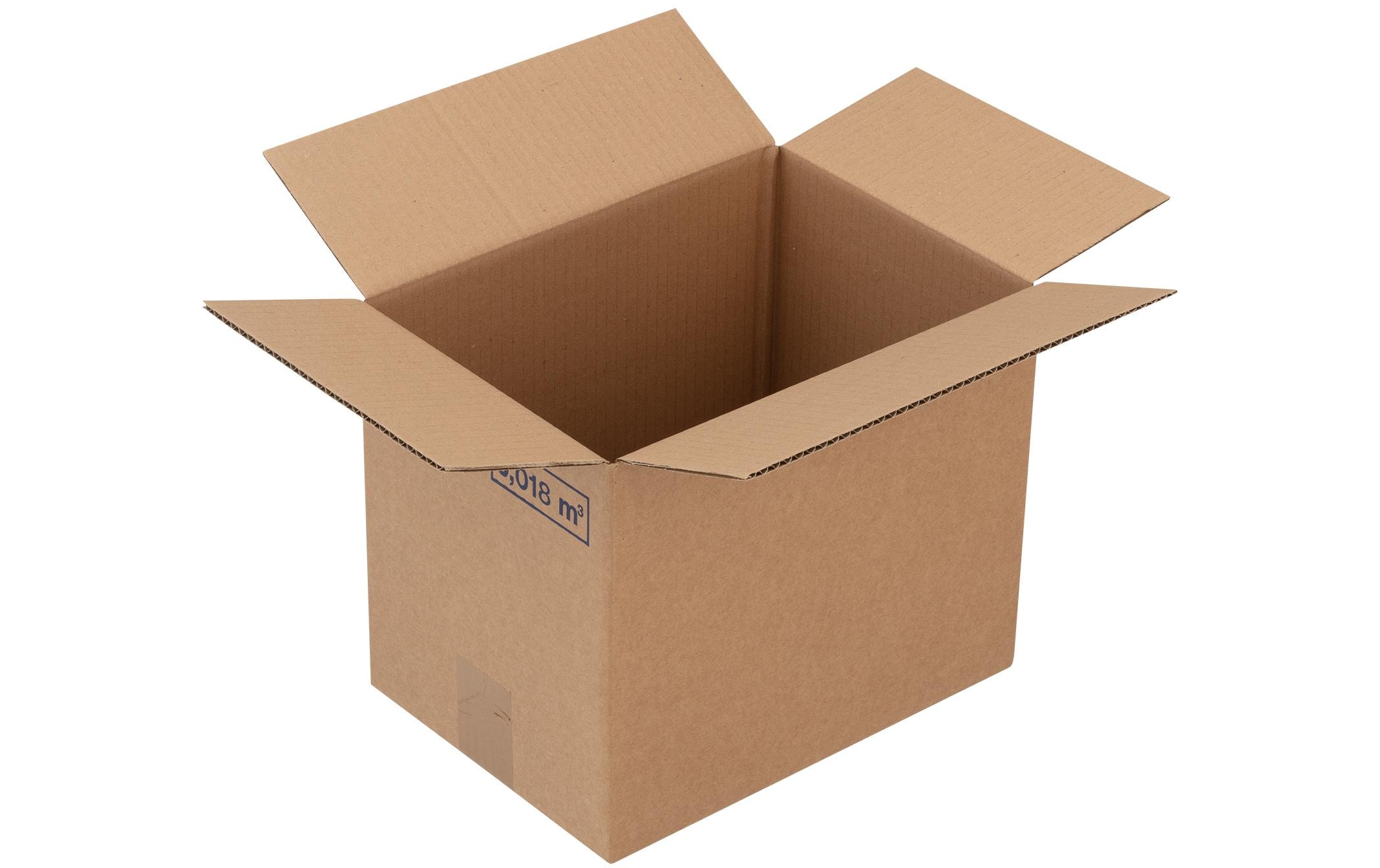 Brieger Versandkarton 390 x 290 x 290 mm, Braun, 25 Stück – Versandkarton von Brieger