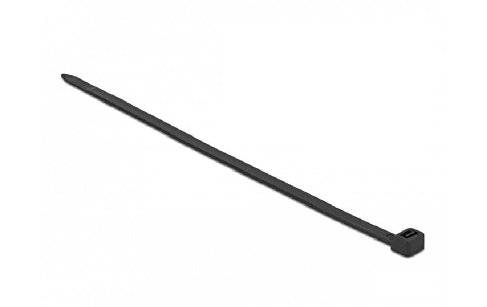Delock Kabelbinder Schwarz 610 mm x 9 mm, 10 Stück – Kabelbinder von Delock