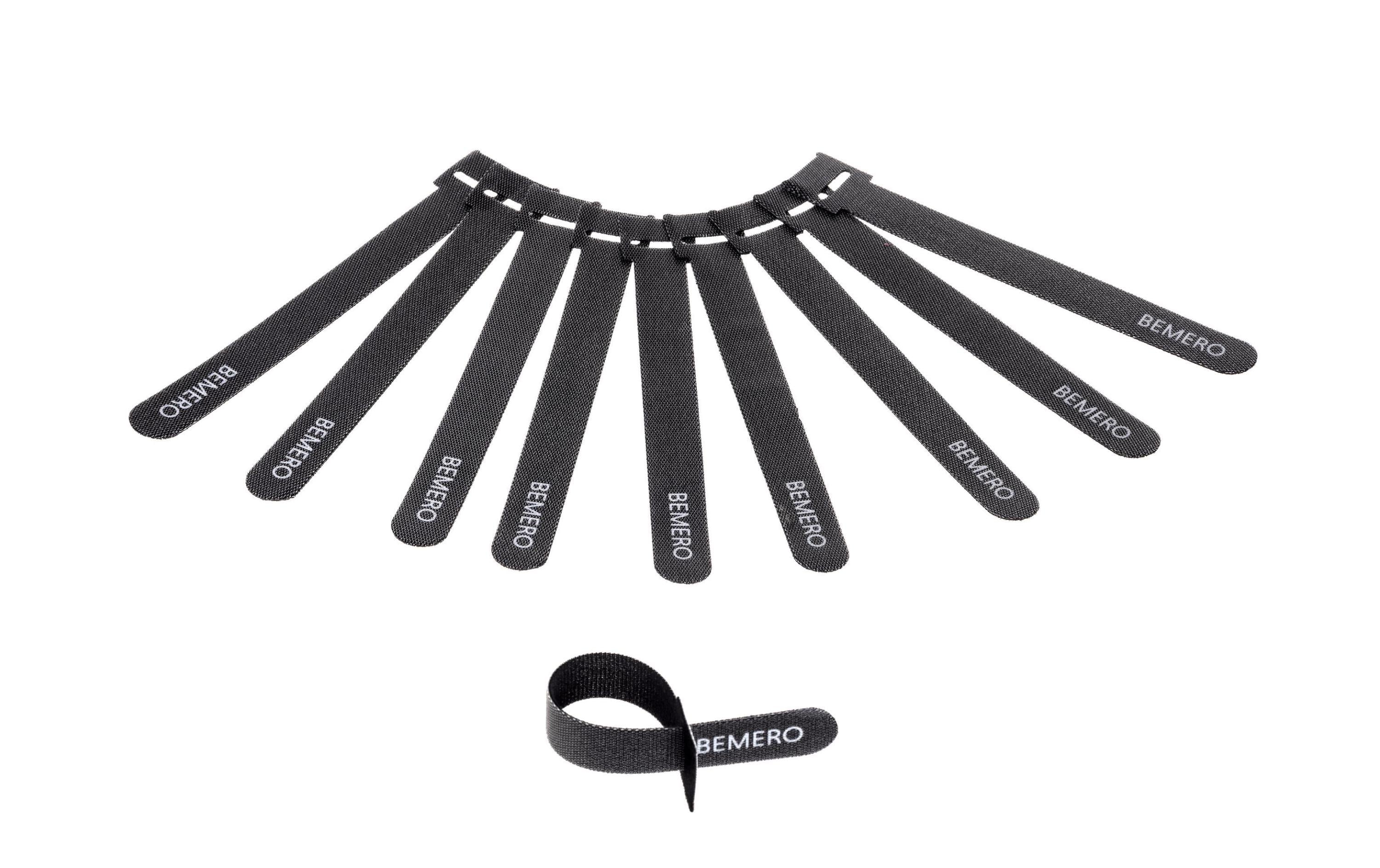 Bemero Kabelbinder 16015BK-MP 10 Stück – Kabelbinder von Bemero