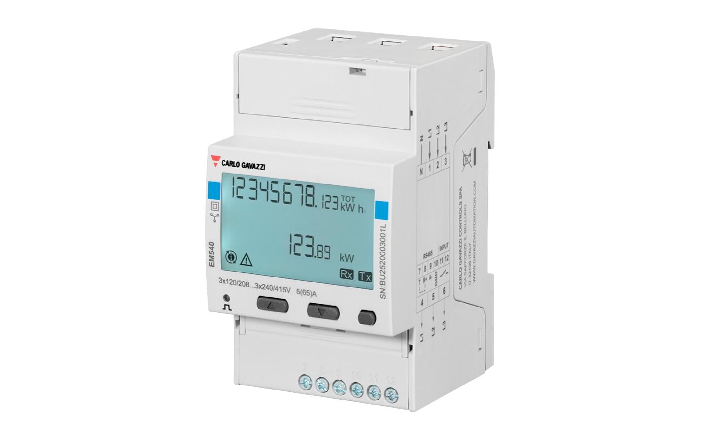 Victron Energiezähler EM540 - 3 Phasen, max. 65A/P