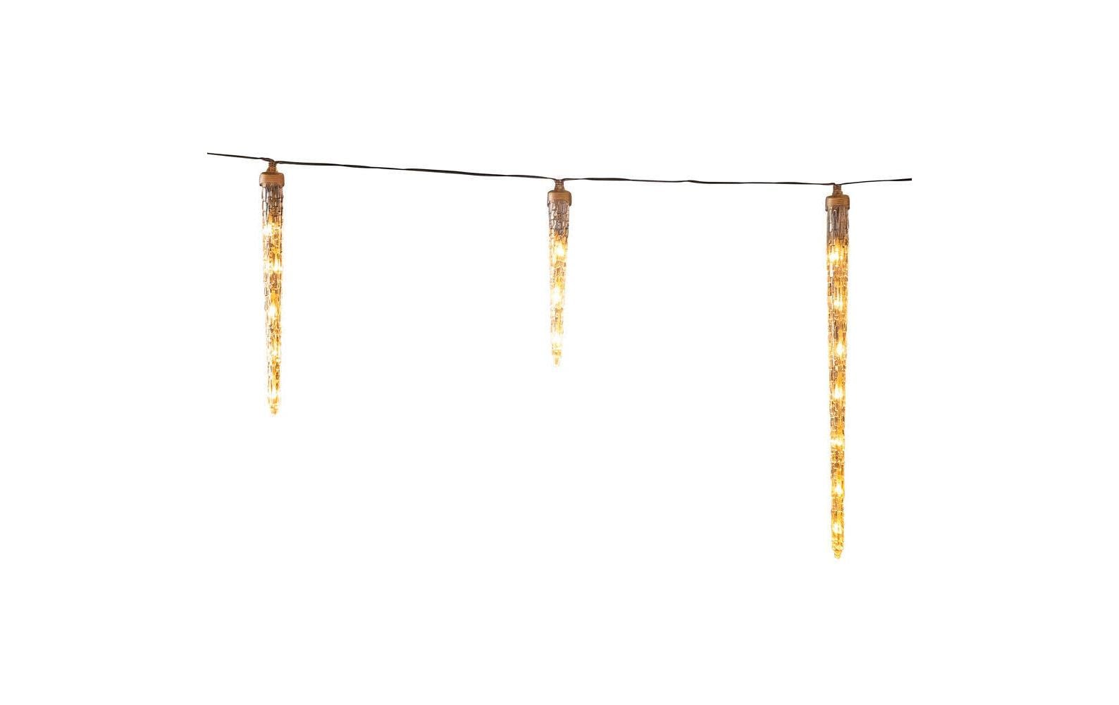Konstsmide LED Eiszapfen Lichtervorhang 4.50m inkl. 16…