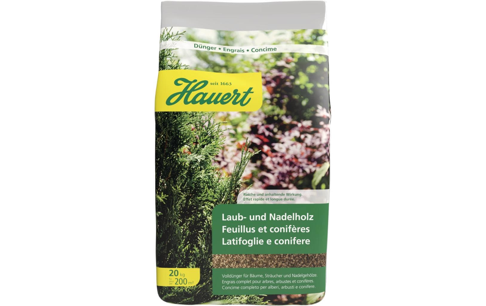 Hauert Dünger Laub- und Nadelholz, 20 kg