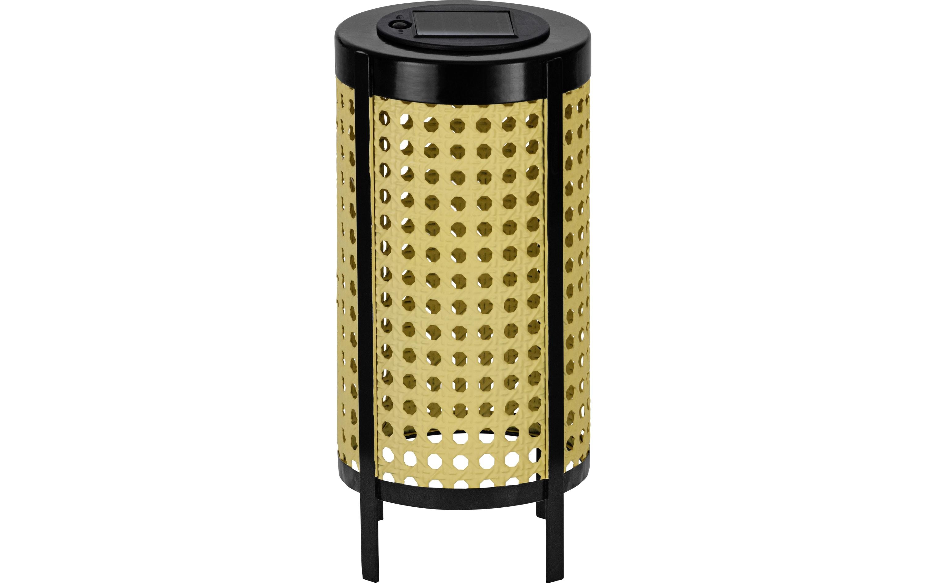 EGLO Leuchten Solar Laterne Schwarz/Beige – Laterne mit Solar von EGLO Leuchten