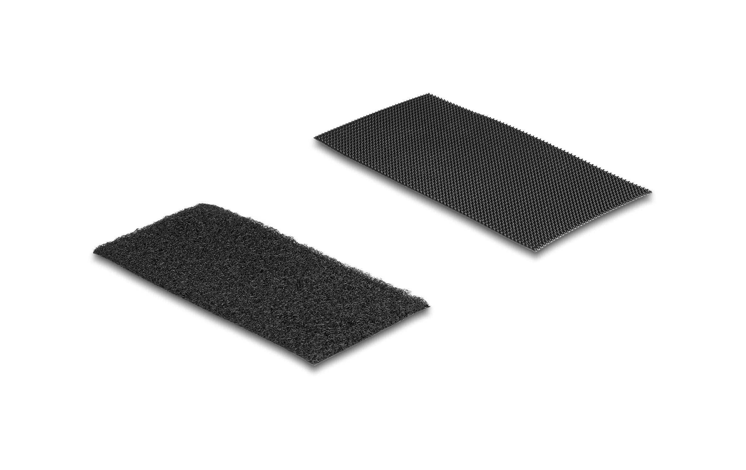 Delock Klettrechtecke Schwarz 0.1 m x 50 mm, 10 Stück – Klettband von Delock