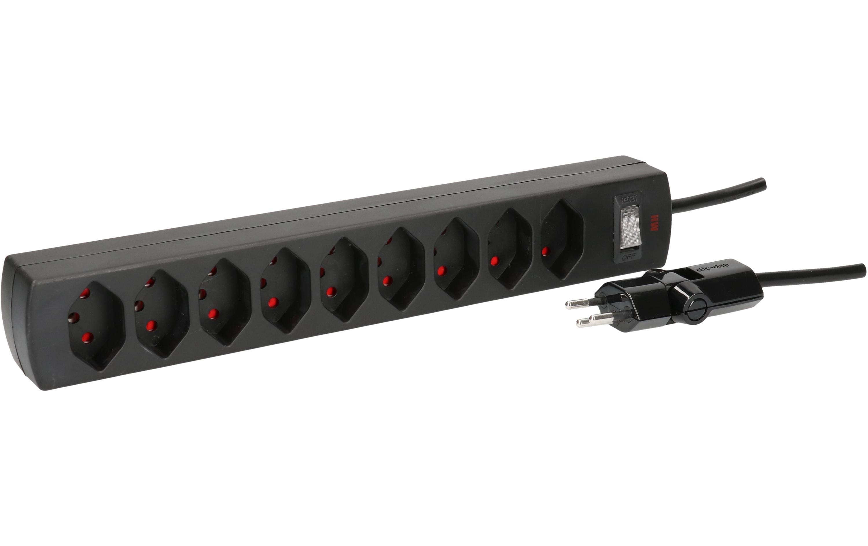 Max Hauri Steckdosenleiste Safety-Line 9x T13 – Steckerleiste von Max Hauri