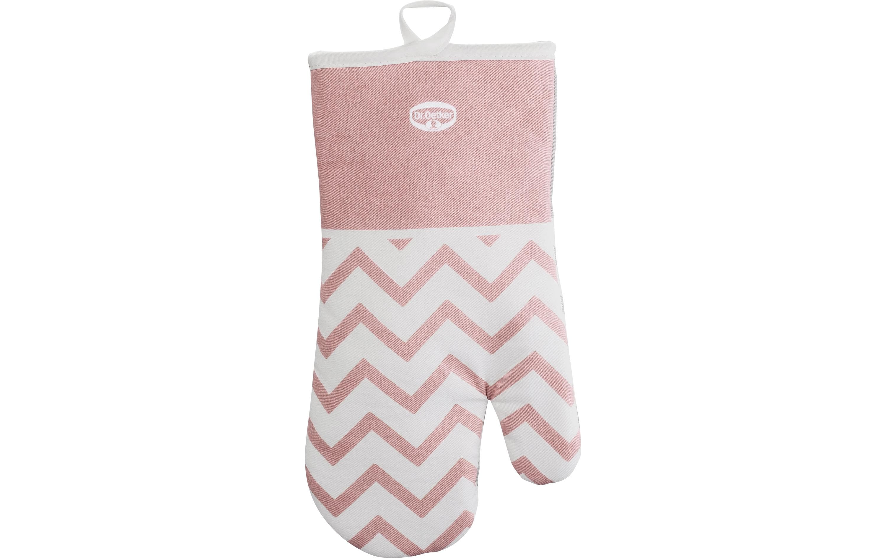 Dr.Oetker Grillhandschuh Retro Design Pink