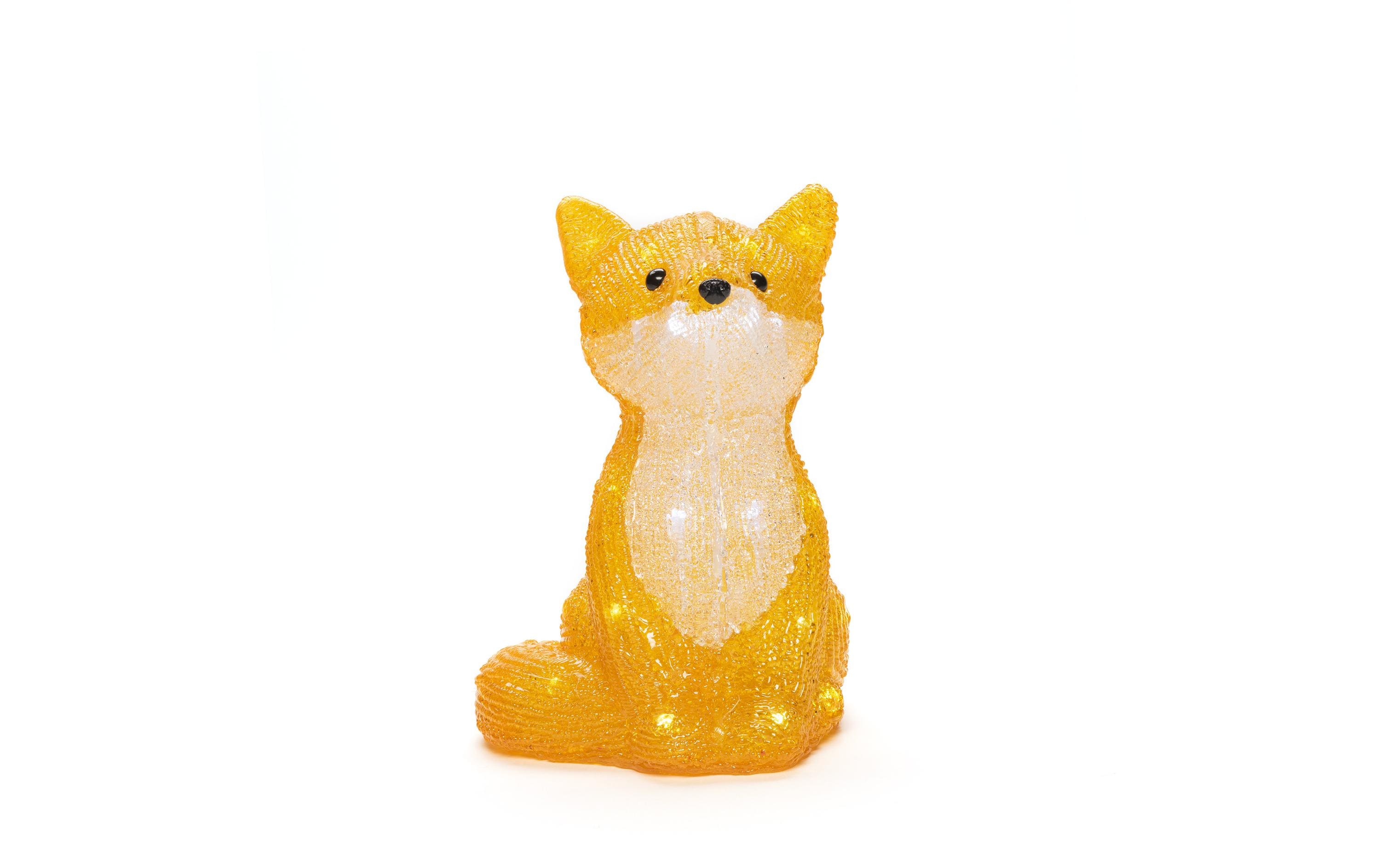 Konstsmide LED-Figur Acryl Fuchs, 27 cm