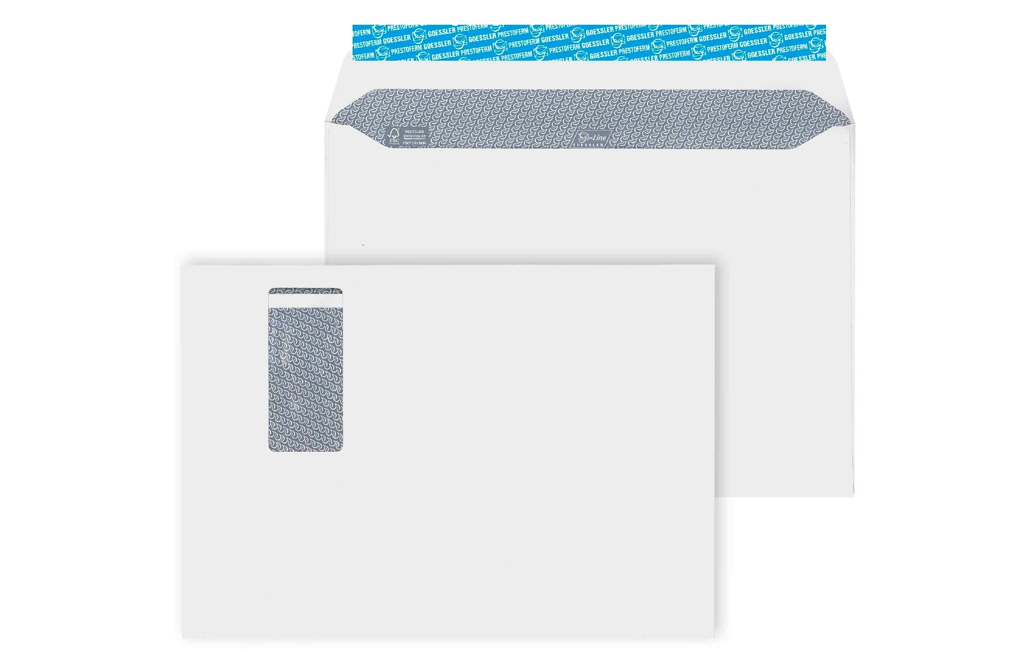 Goessler Couvert mit Fenster G-Line Revivo C4, Rechts, 250 Stück – Couvert von Goessler