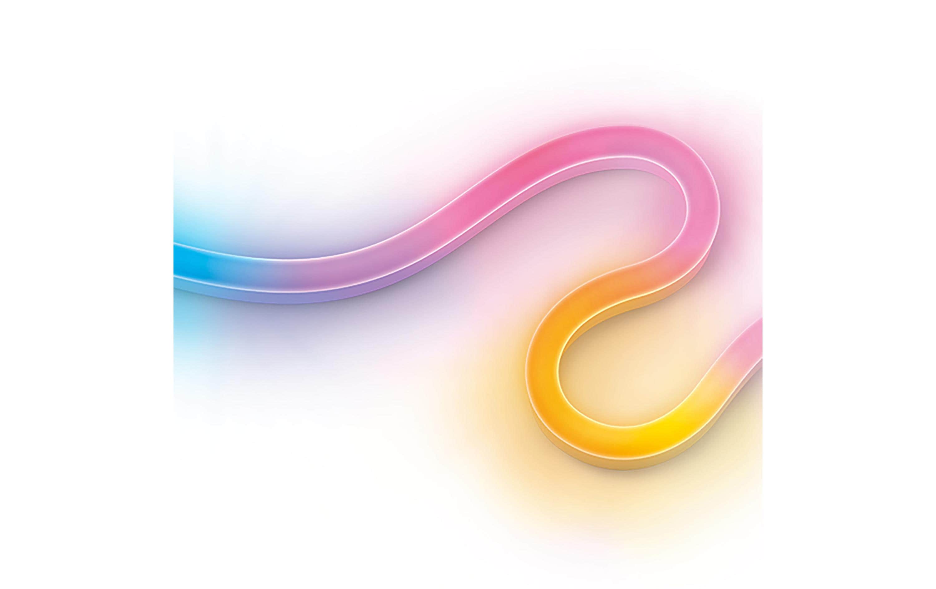 WiZ Flex Strip Tunable White & Color 3m, 400 lm, Einzelpack – Smarter LED-Streifen mit Netzteil von WiZ