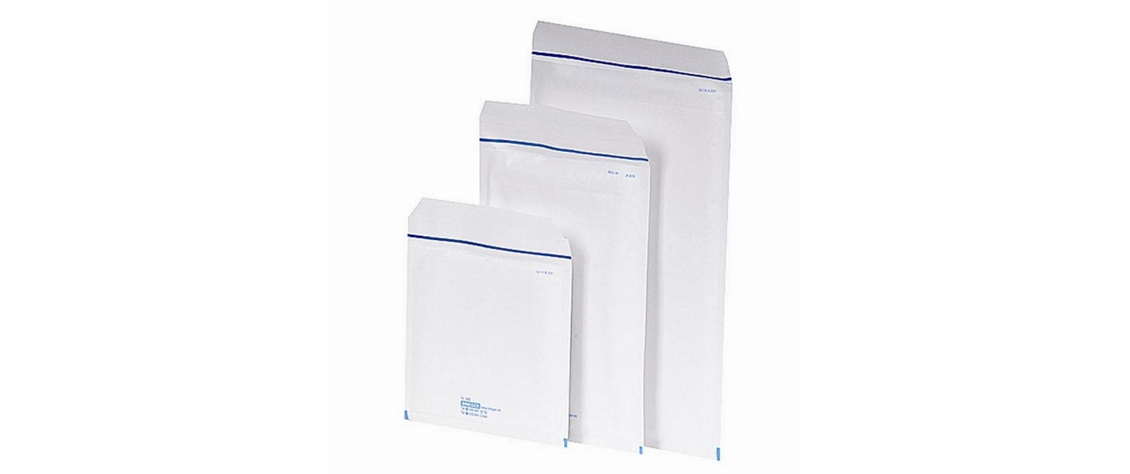 Brieger Luftpolstertasche 34 x 22.5 mm, Weiss – Luftpolstertasche von Brieger