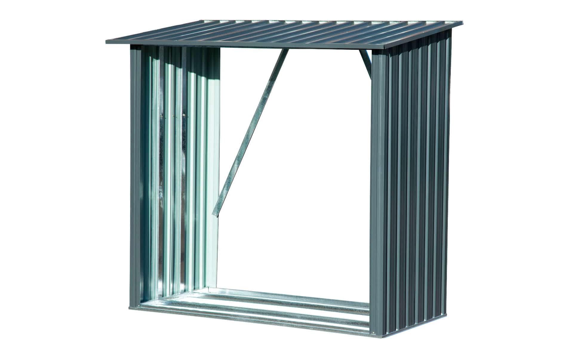 Kaminholzregal Madera Metall, Anthrazit