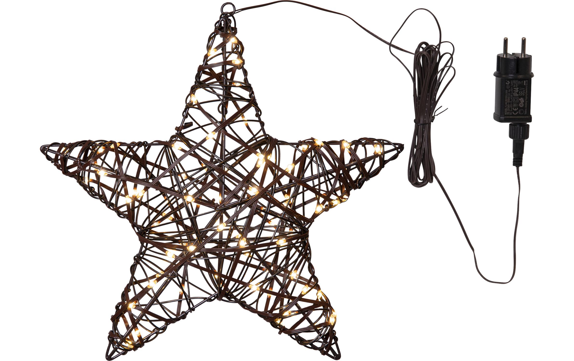 Star Trading LED-Stern Vicke Star, 40 cm, Warmweiss – LED-Weihnachtsdeko für aussen von Star Trading