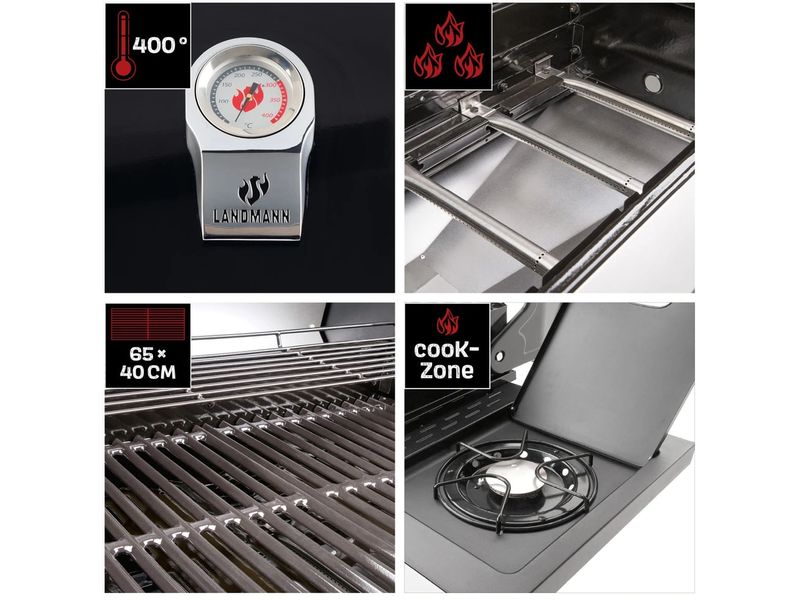 LANDMANN Gasgrill Rexon 3.1