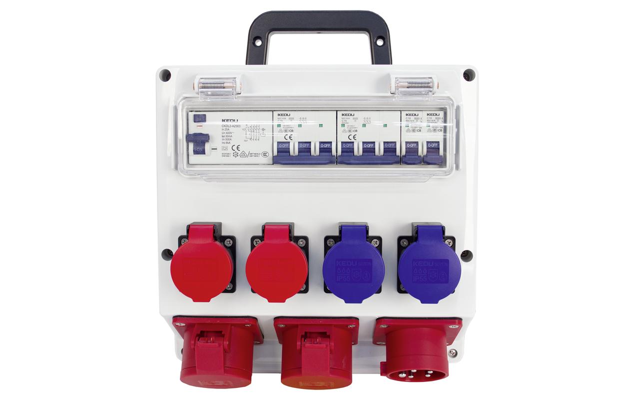 STEFFEN Baustromverteiler CEE16/5 16 A IP55 FI – Baustromverteiler von STEFFEN