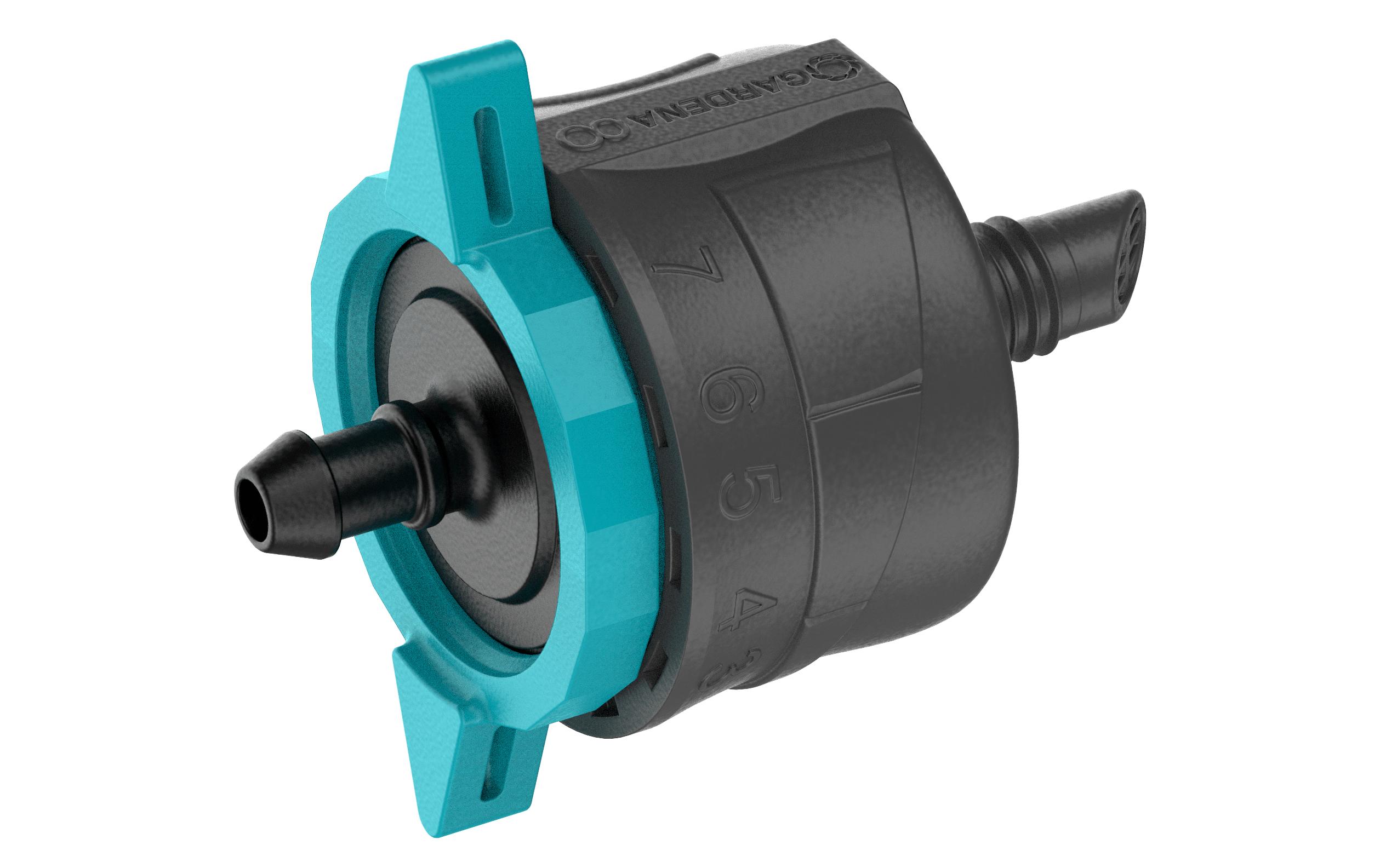 GARDENA Regulierbarer Endtropfer Micro-Drip-System 1-8 l/h, 5 Stück – Bauteil des Micro-Drip-Systems