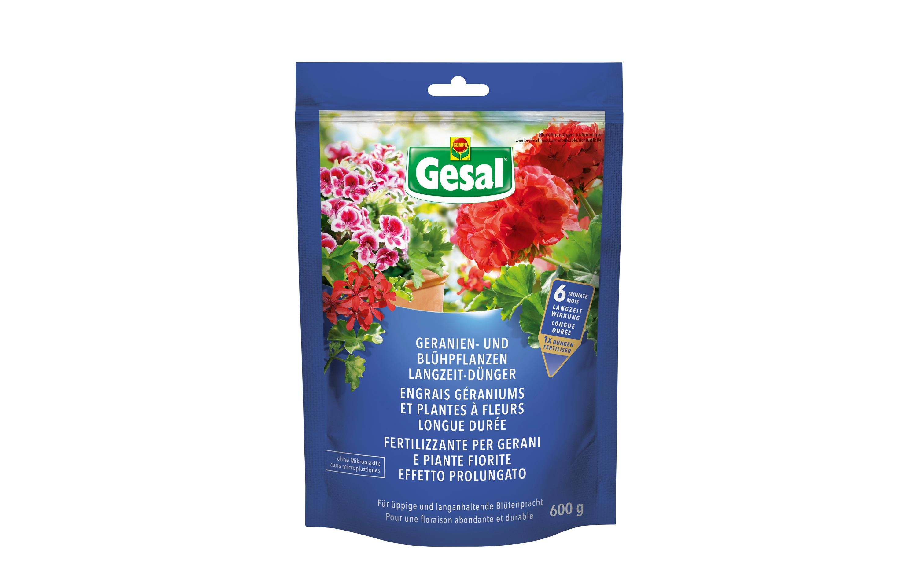 Gesal Gesal Geranien und Blühpflanzen Langzeit-Dünger 600 g 600 g
